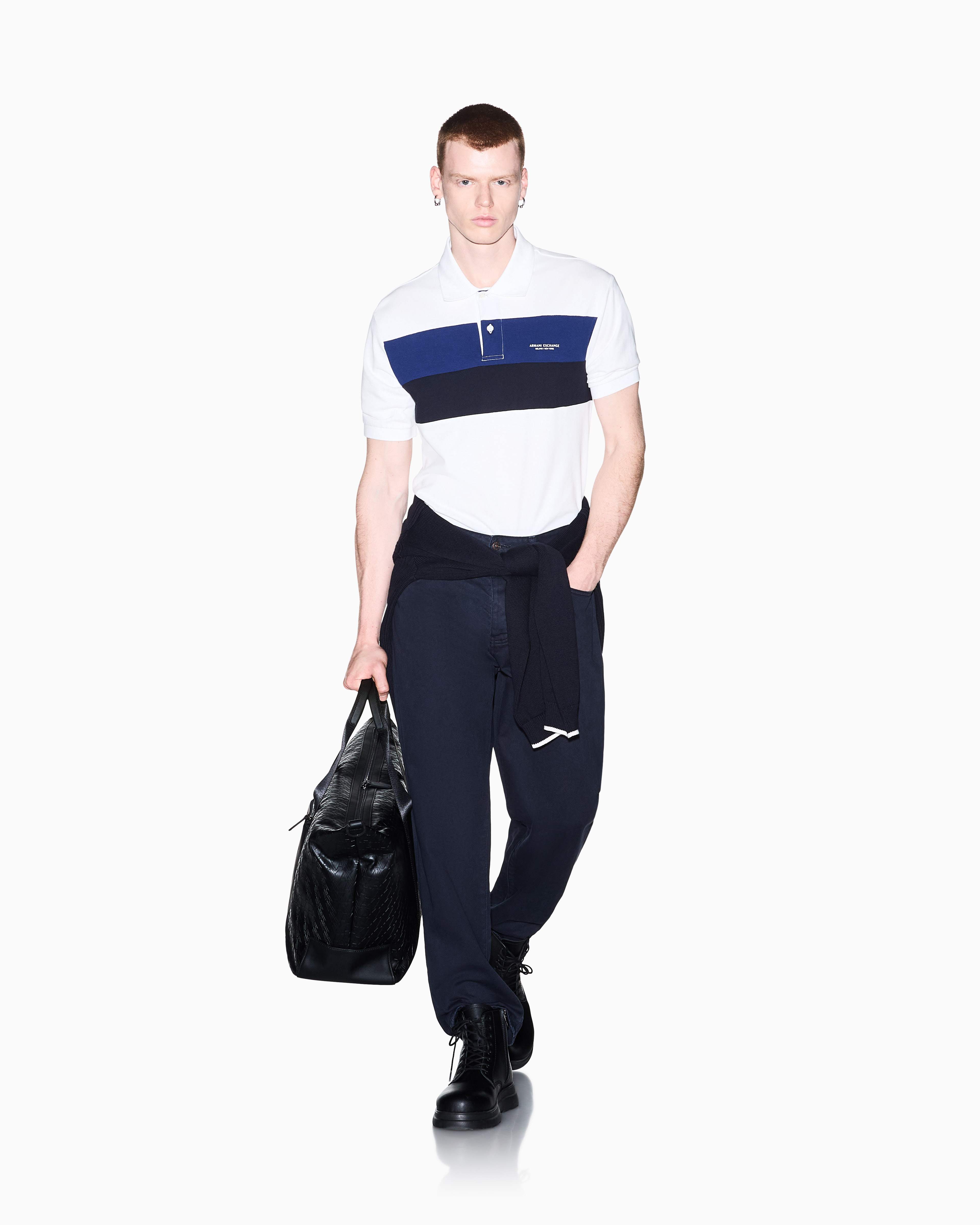 Men's White Refined Sportswear Polo Shirt