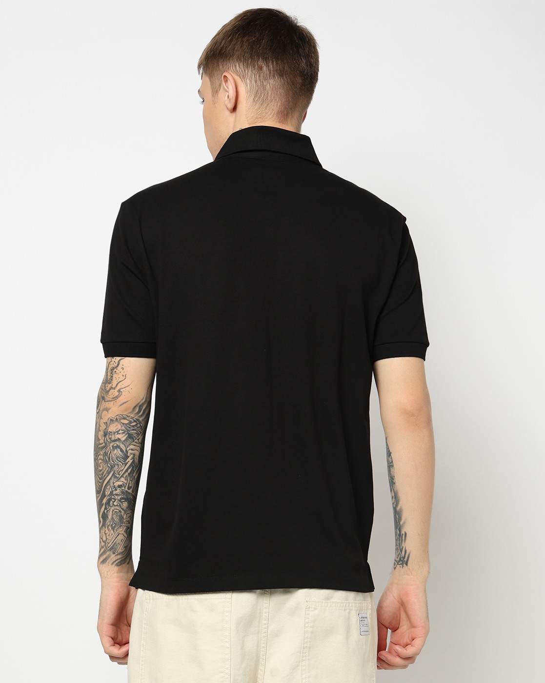 Men's Black Armani Classics Polo Shirt