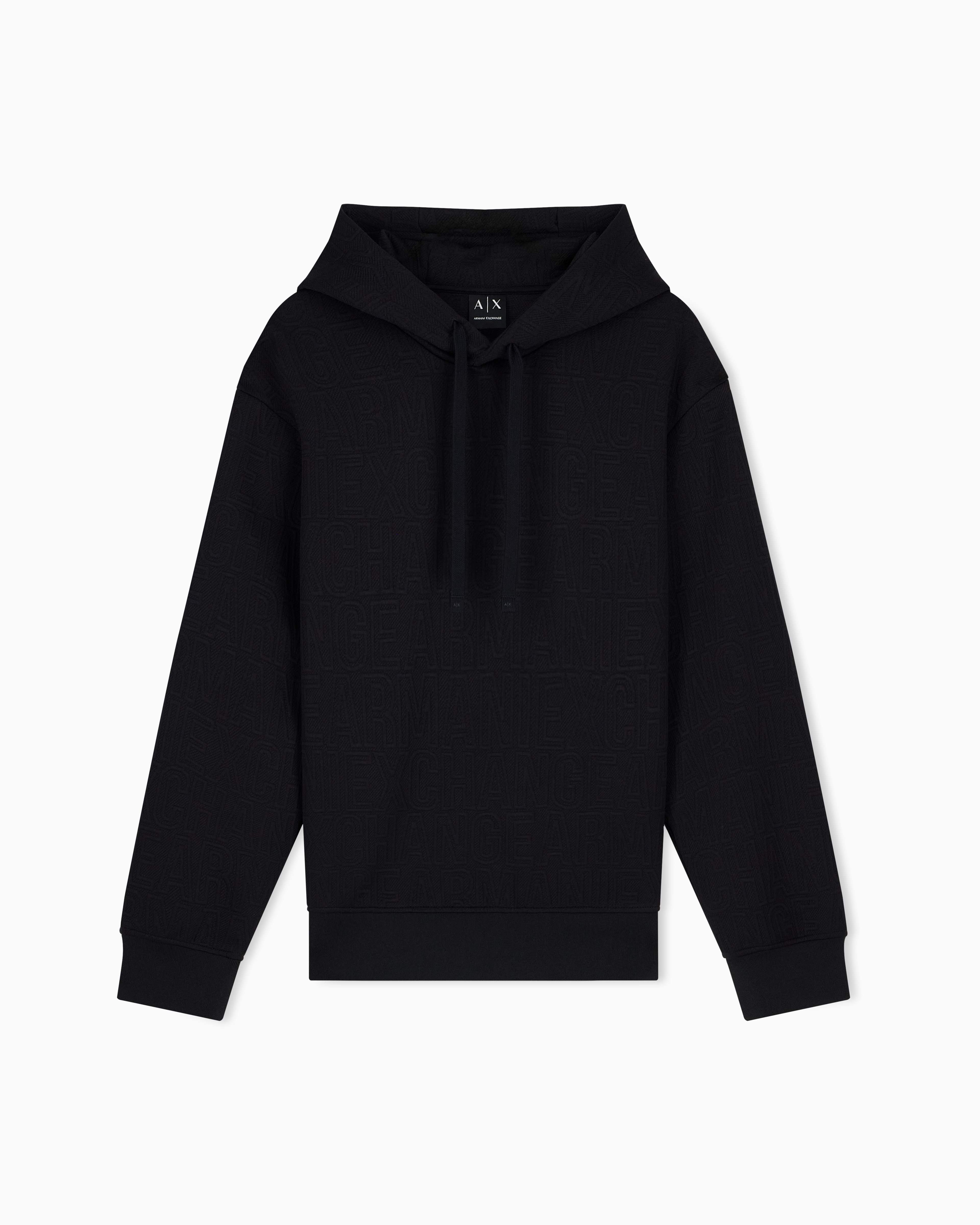 Men's Black Logomania Jacquard Sweatshirt