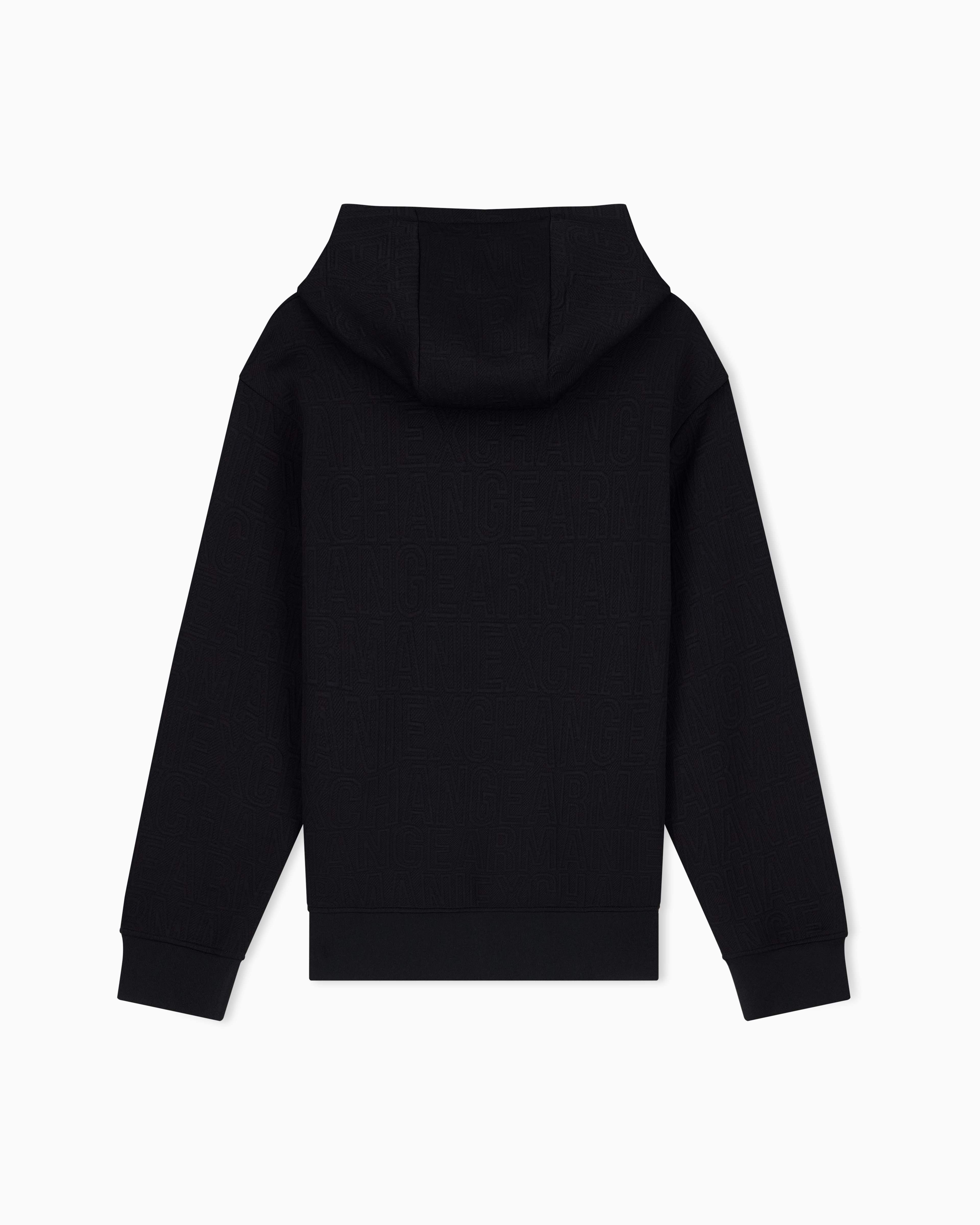 Men's Black Logomania Jacquard Sweatshirt