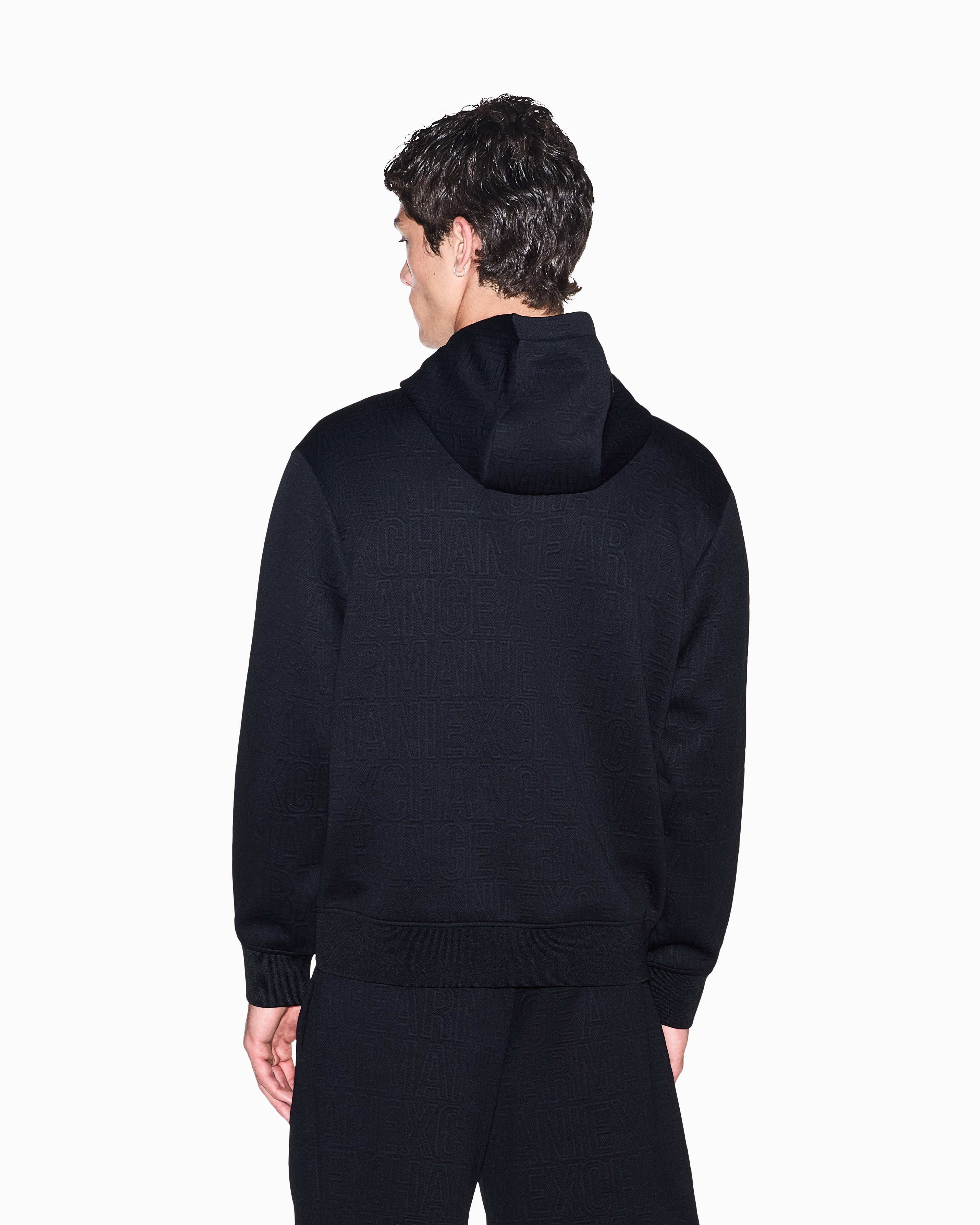 Men's Black Logomania Jacquard Sweatshirt