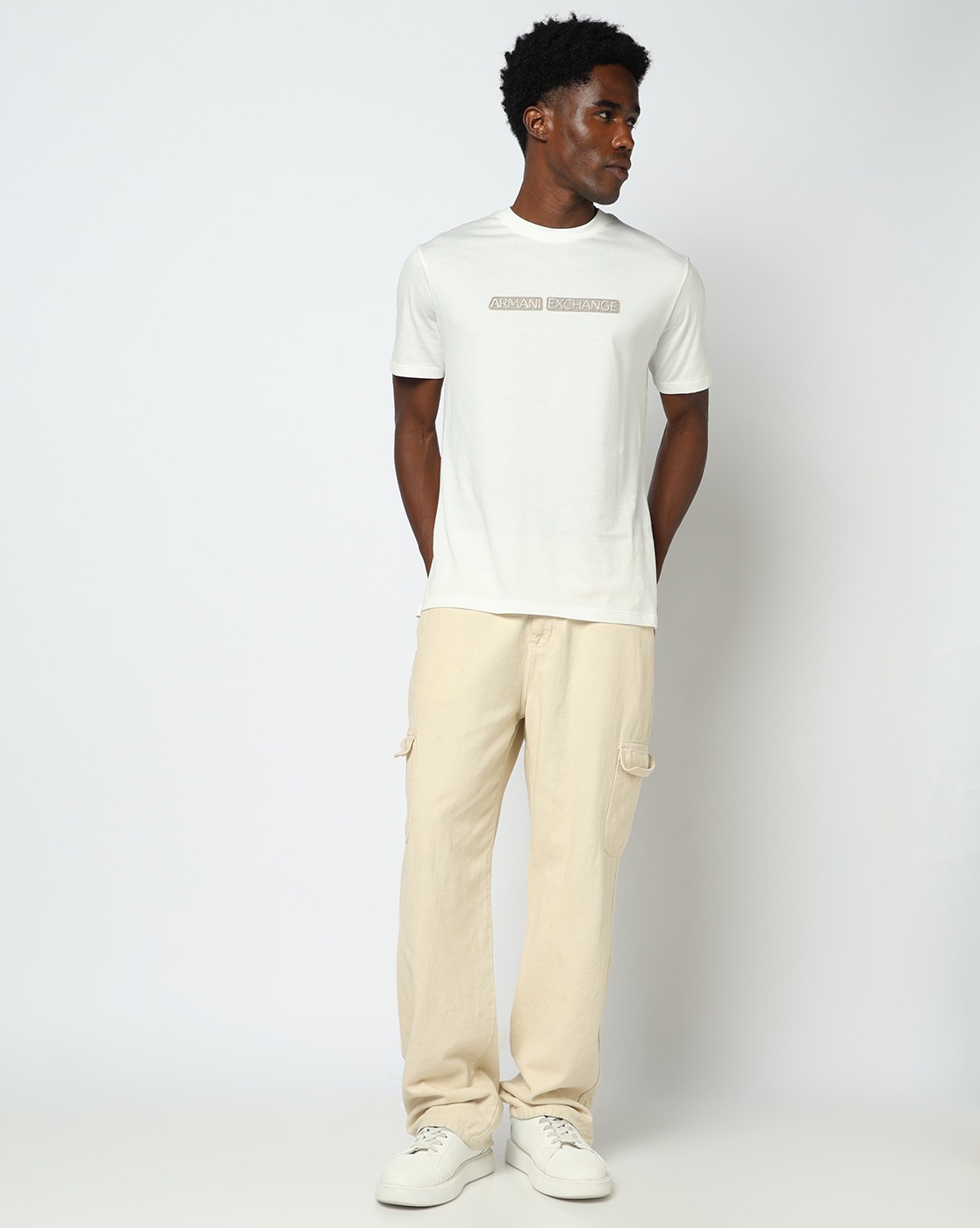 Men's White D01 T-Shirt