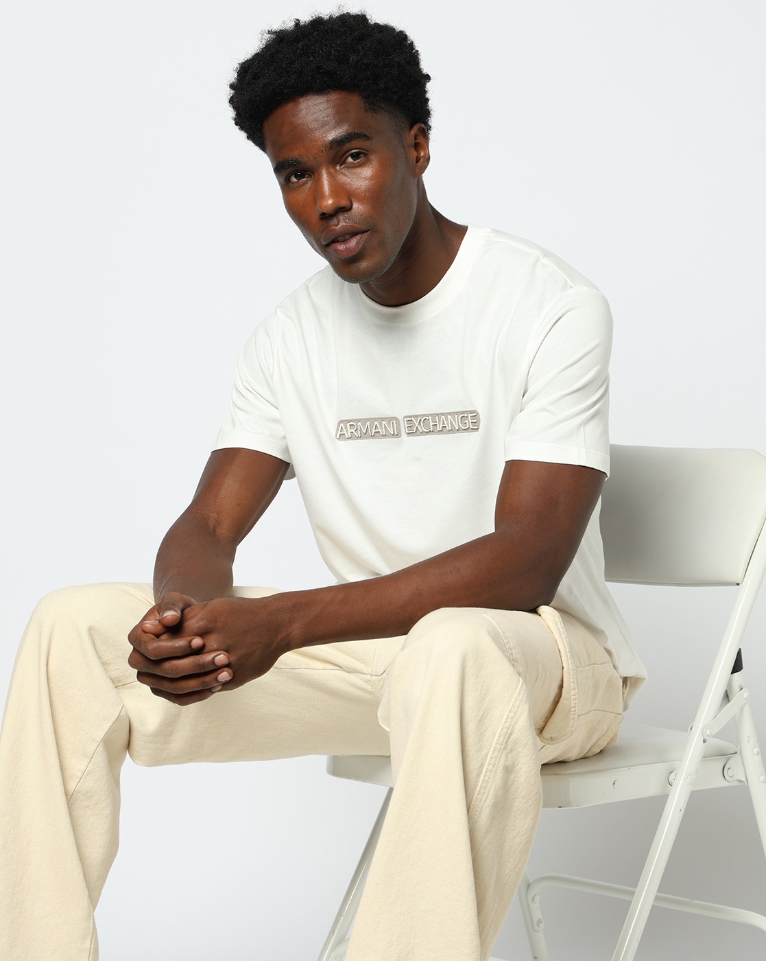 Men's White D01 T-Shirt