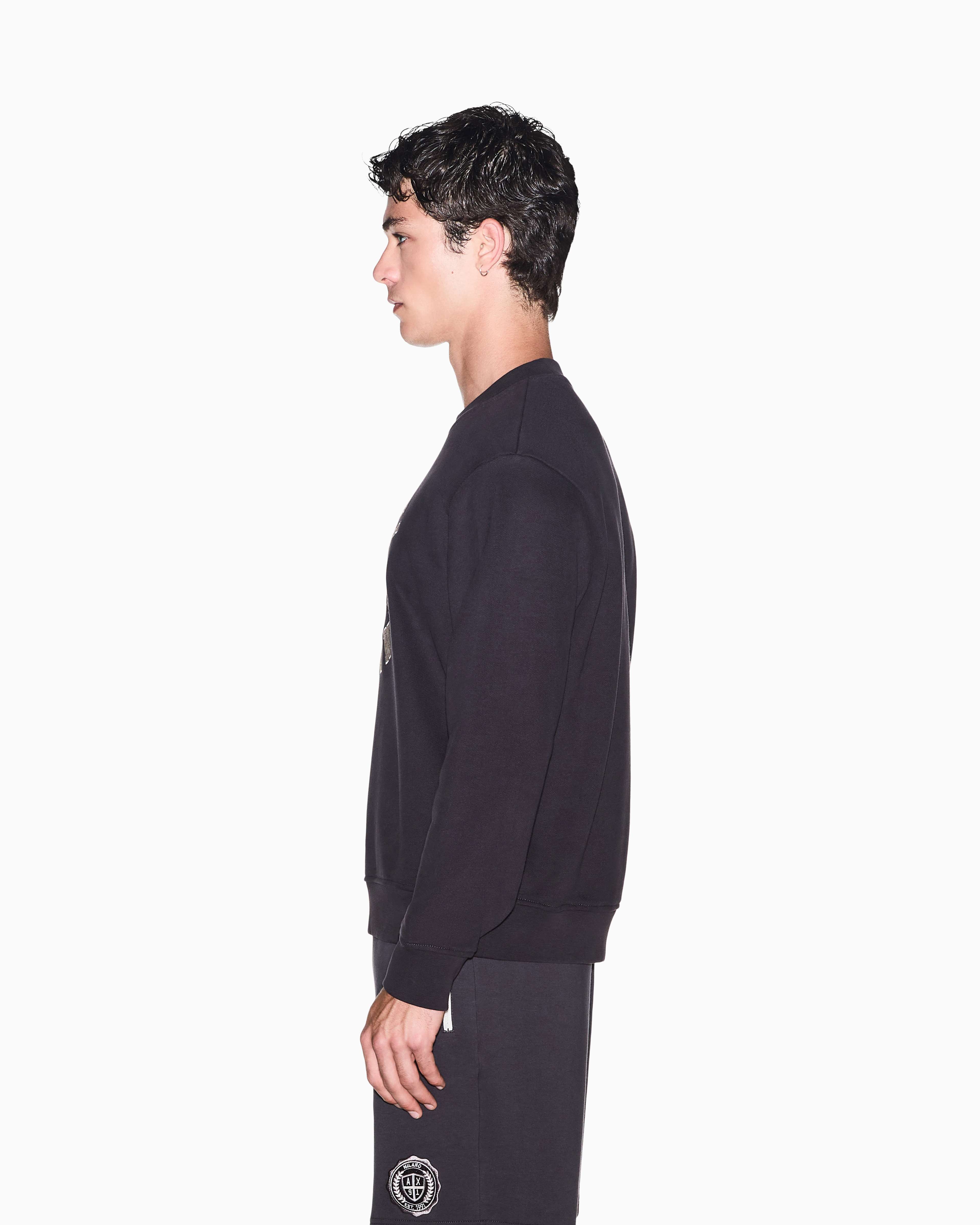 Men's Grey Crossover Blouse