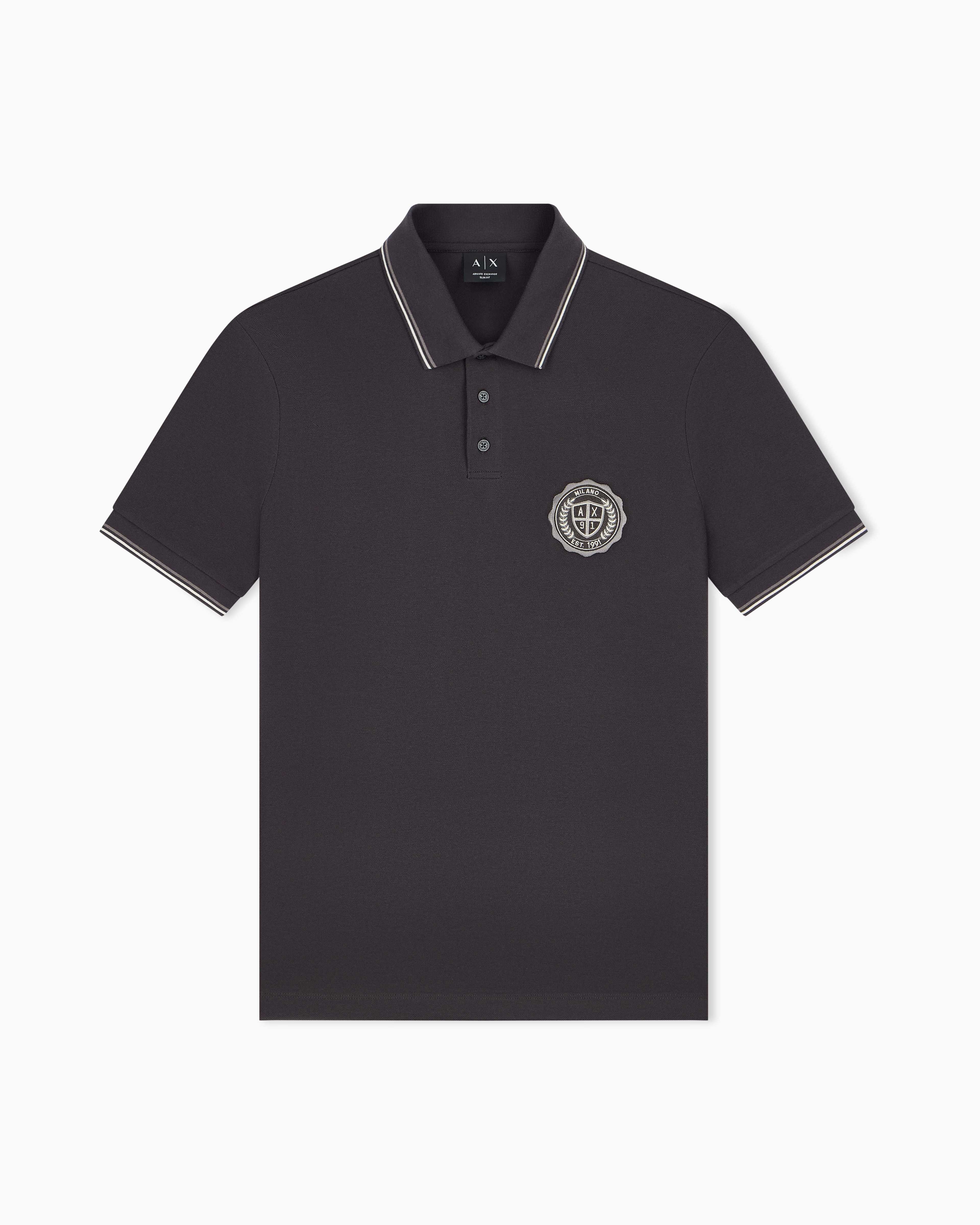 Men's Grey Crossover Blouse