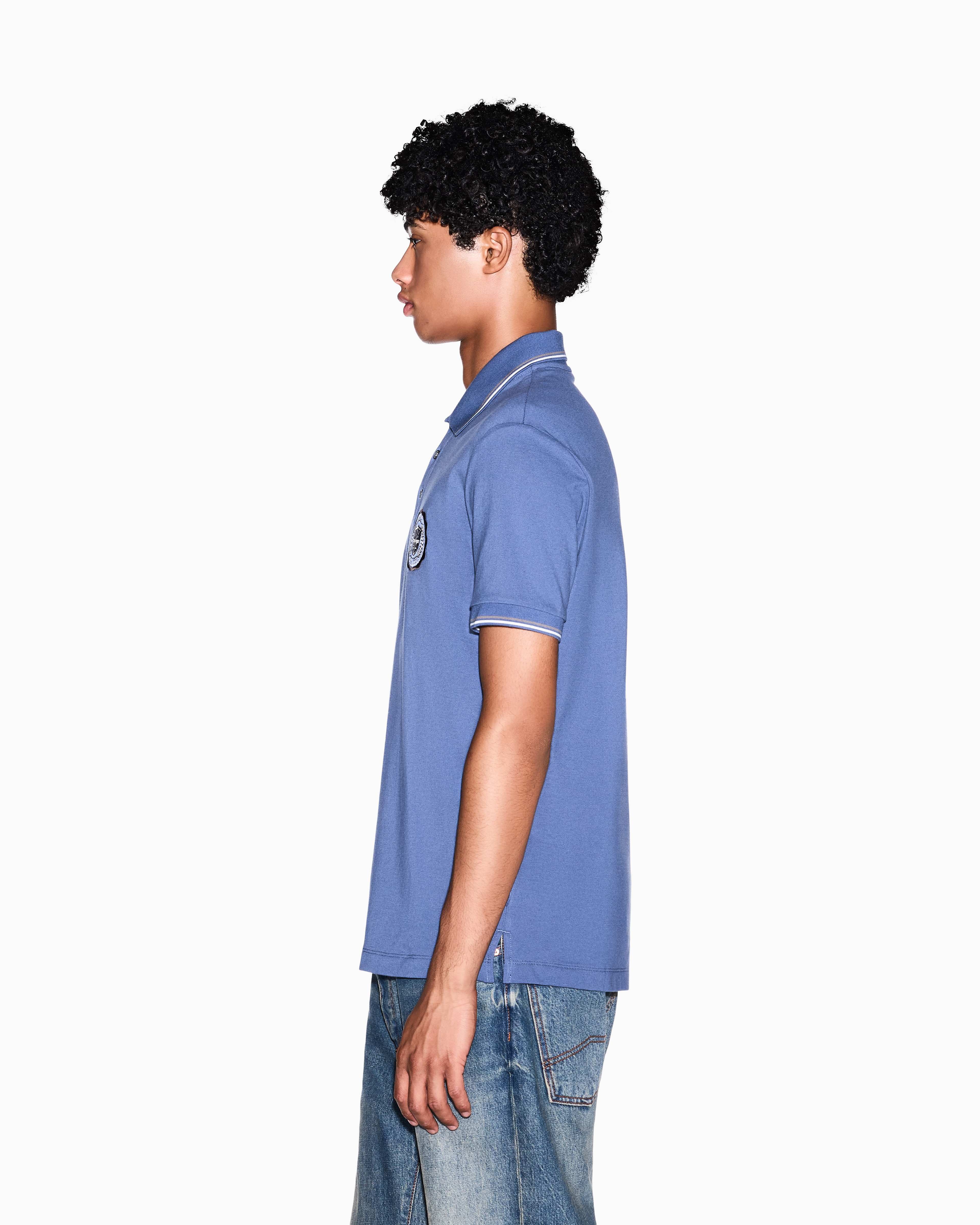 Men's Grey Crossover Blouse