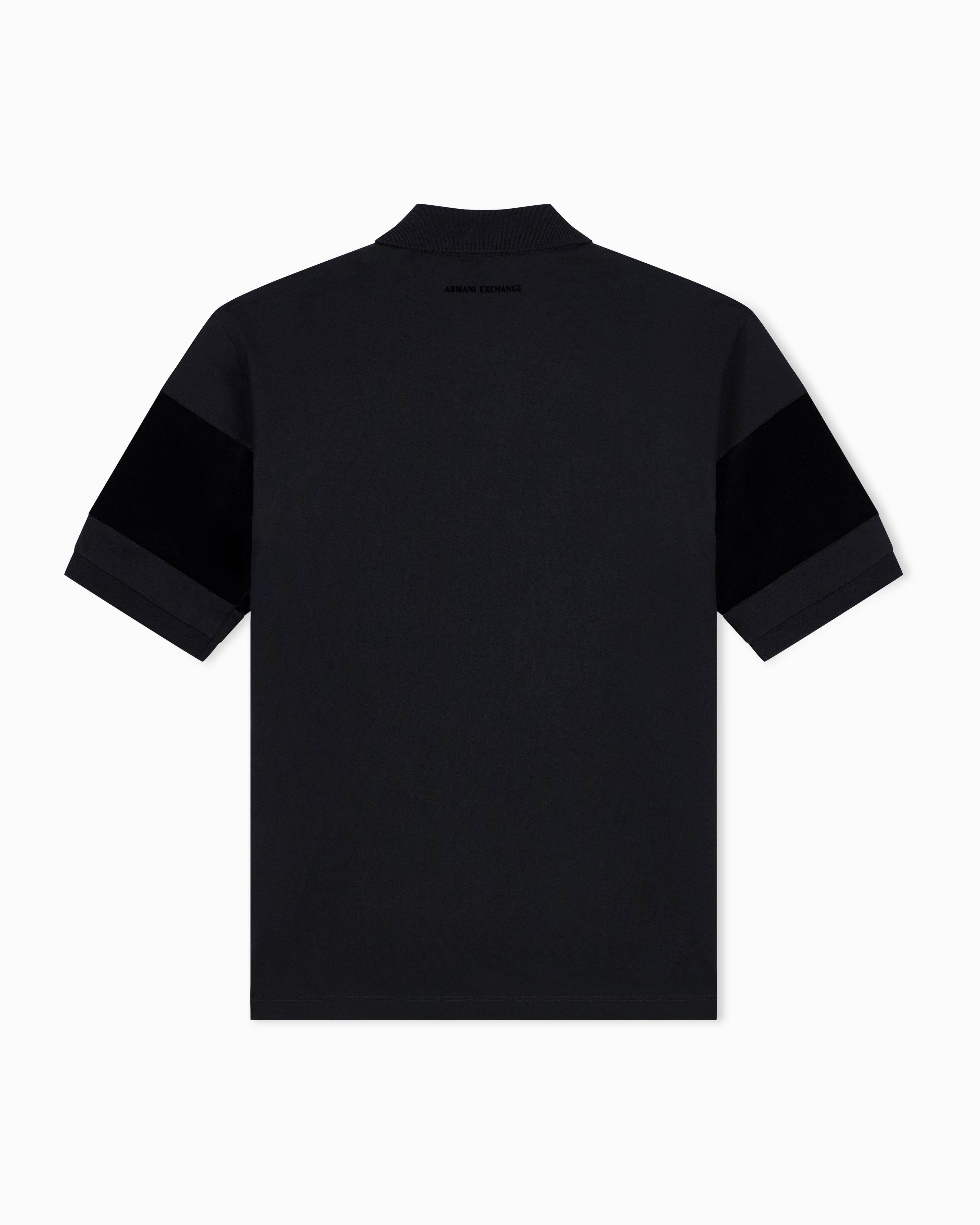 Men's Black Up For Party Polo Shirt