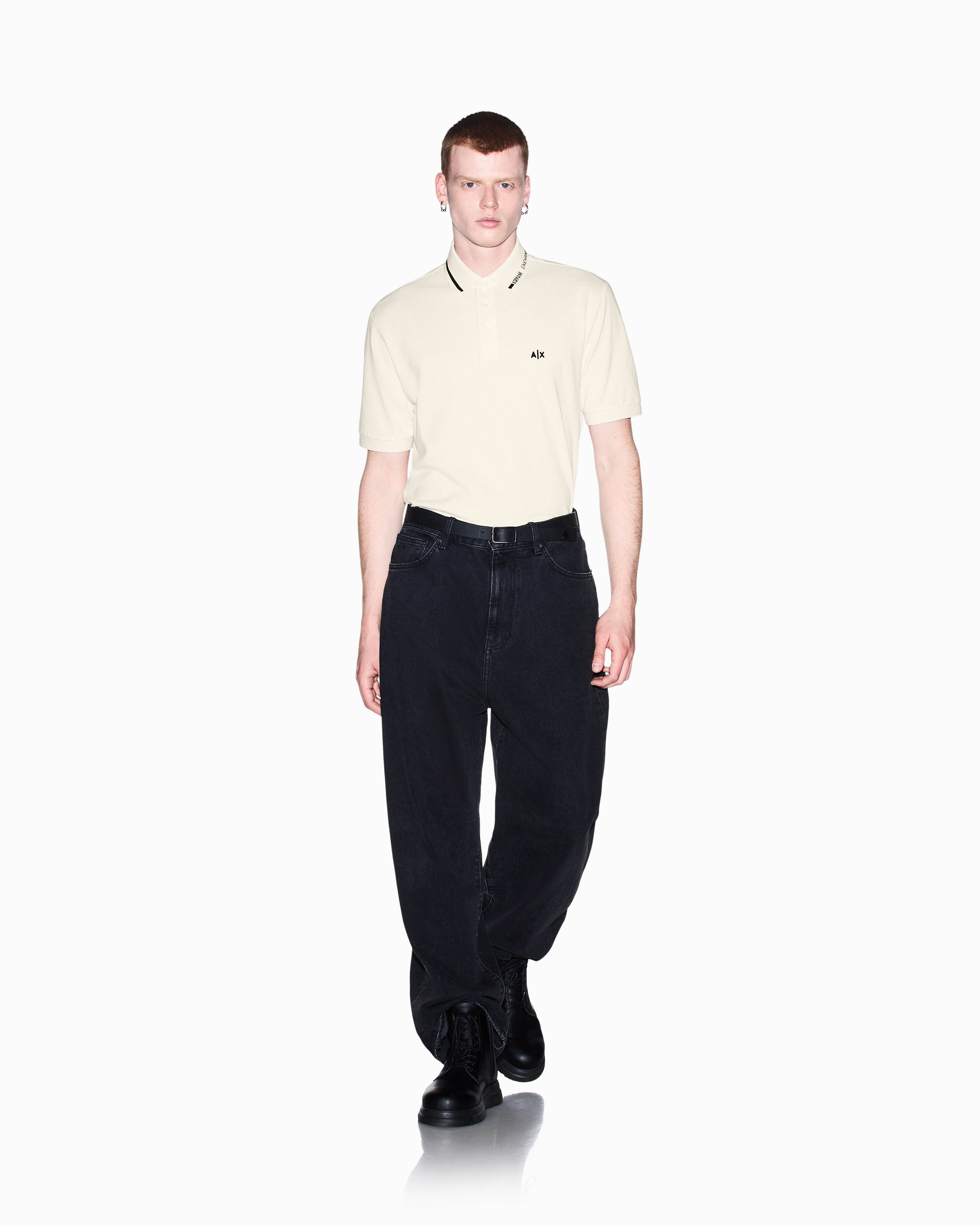 Men's White D01 Polo Shirt