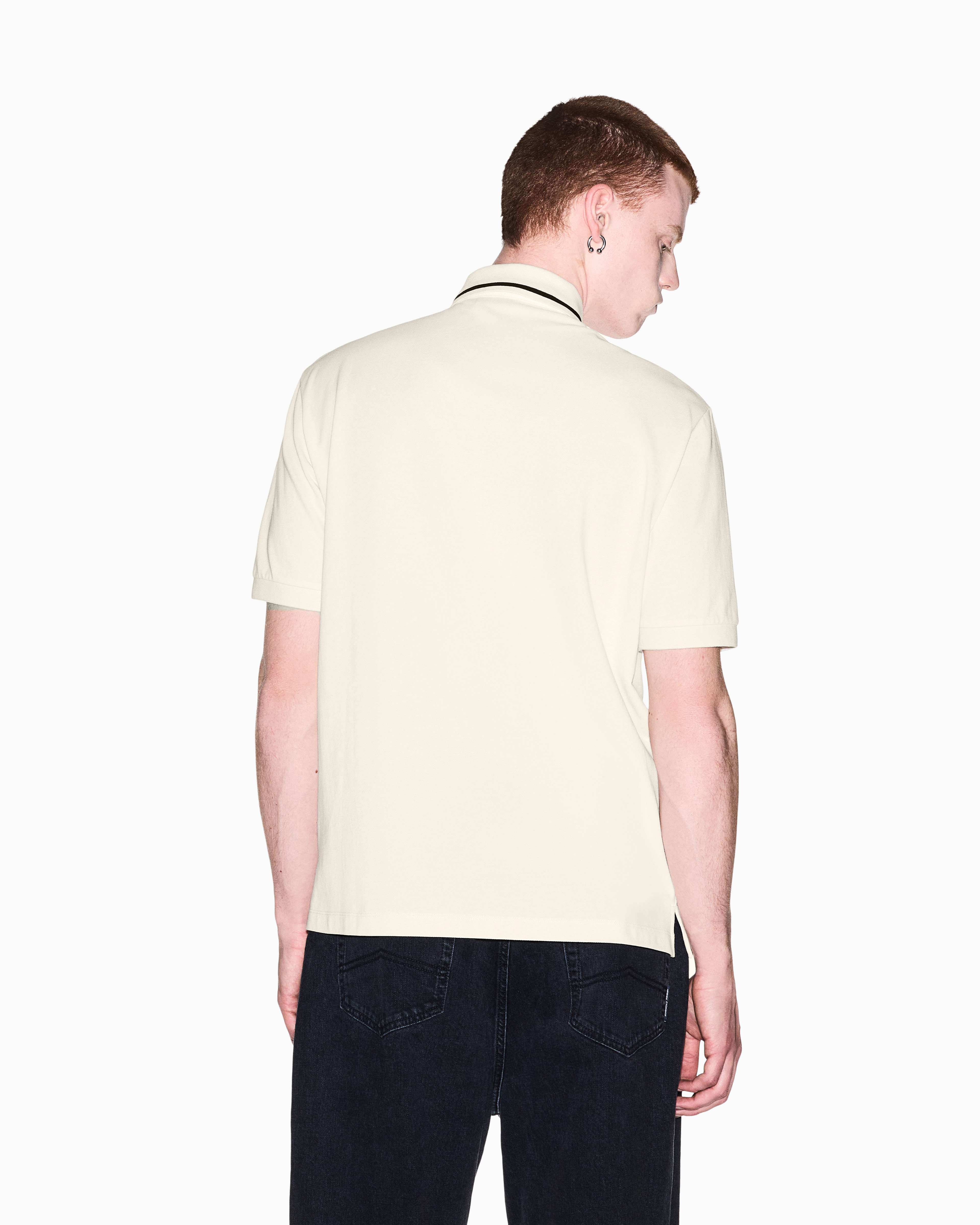 Men's White D01 Polo Shirt