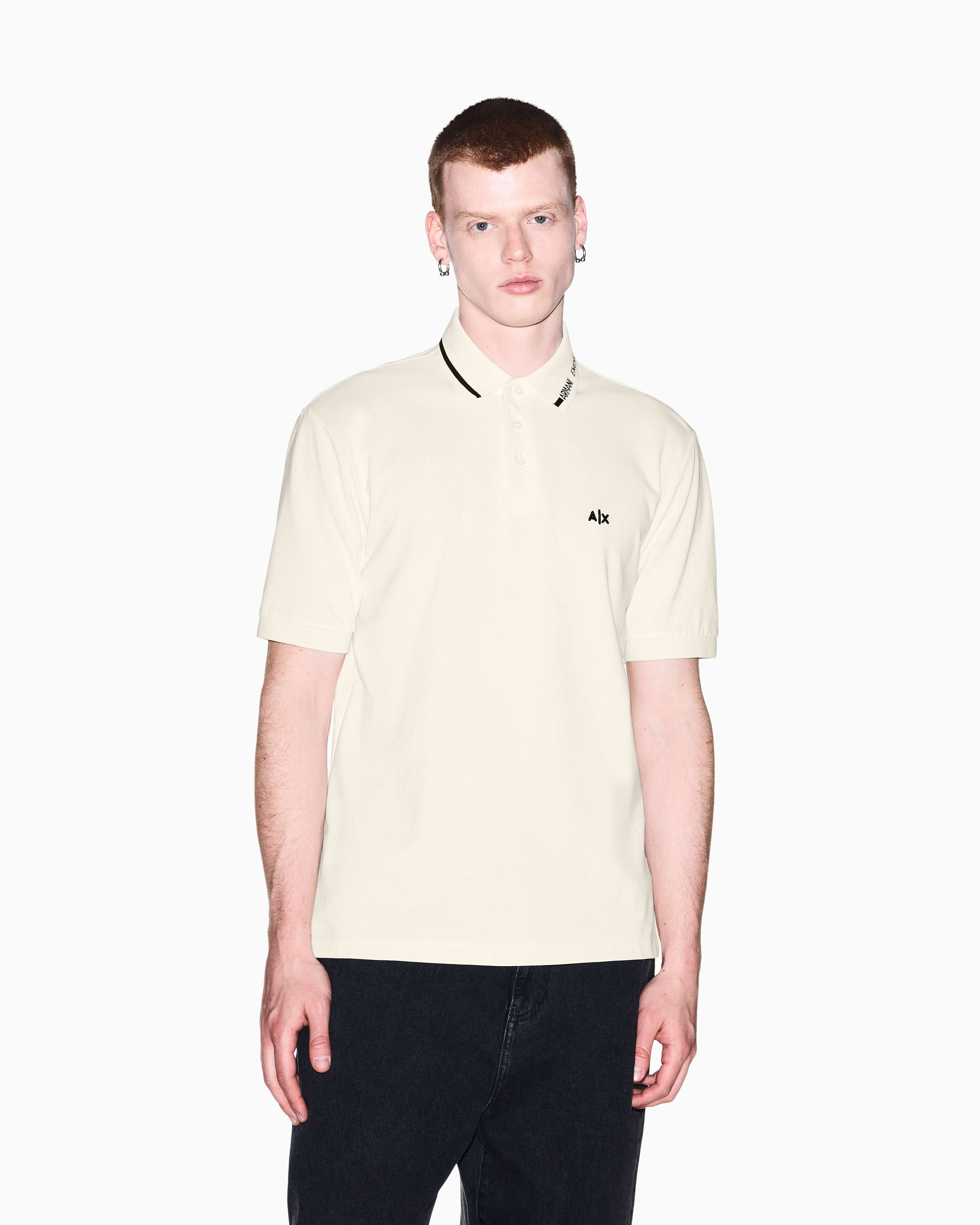 Men's White D01 Polo Shirt