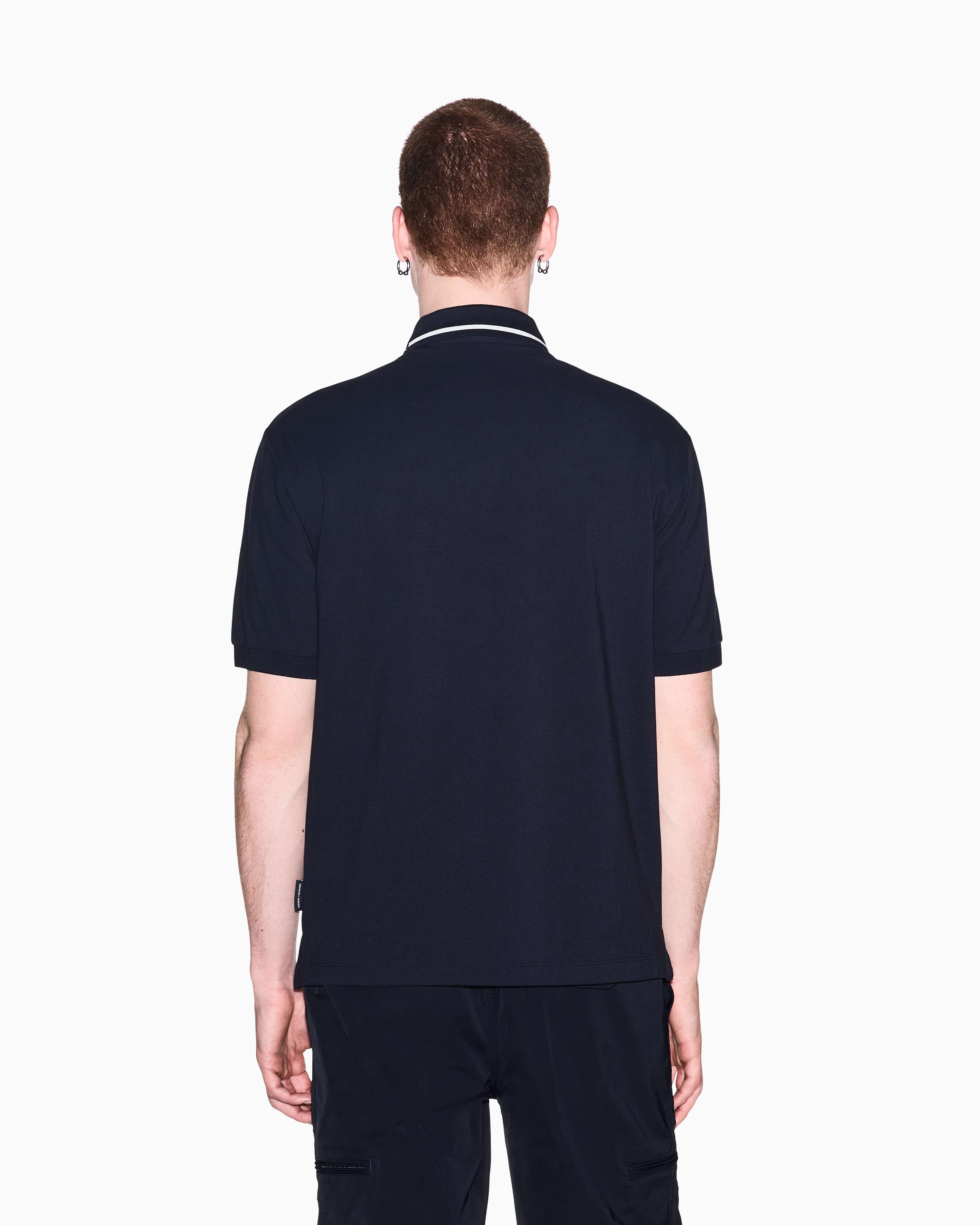 Men's Blue D01 Polo Shirt