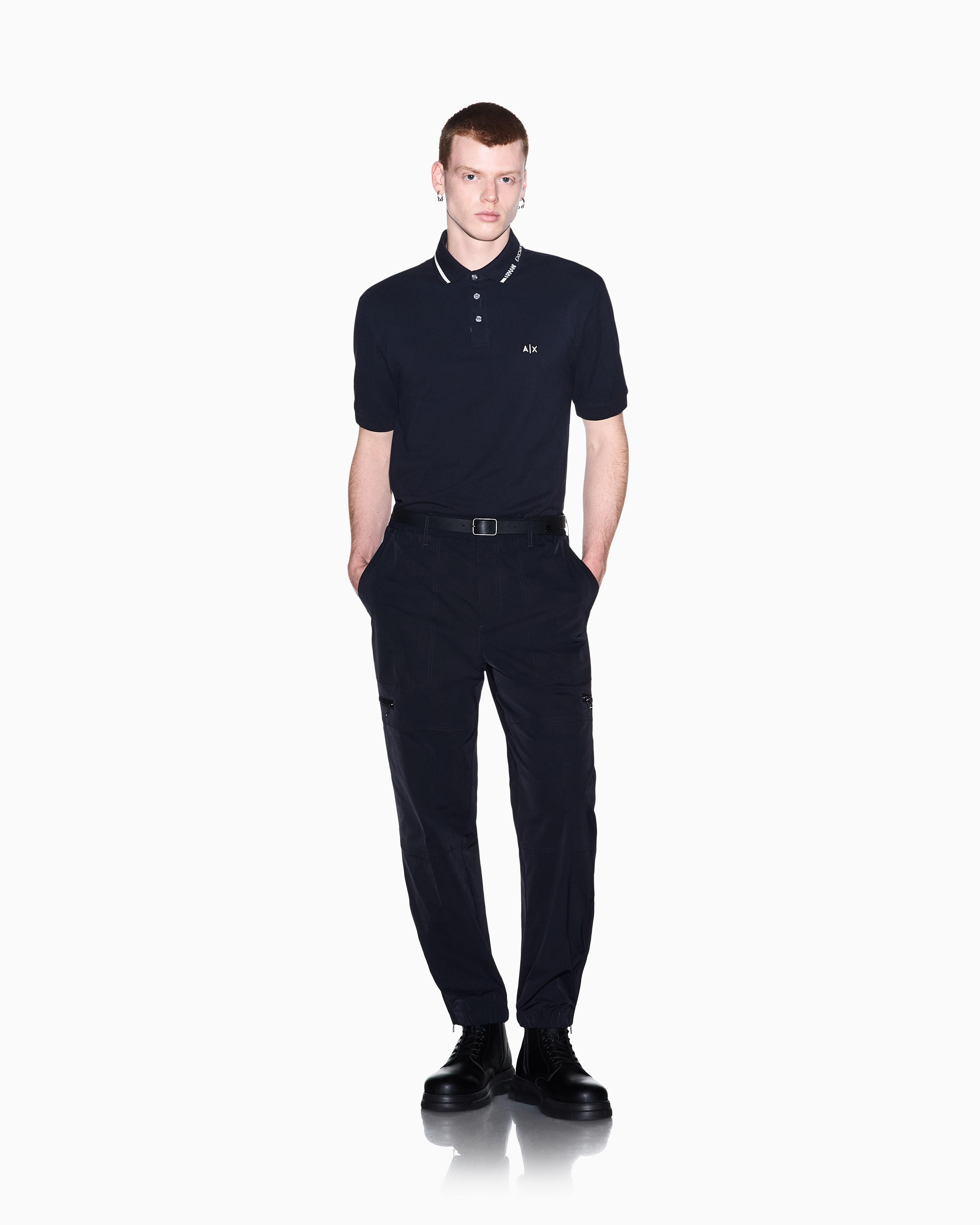 Men's Blue D01 Polo Shirt