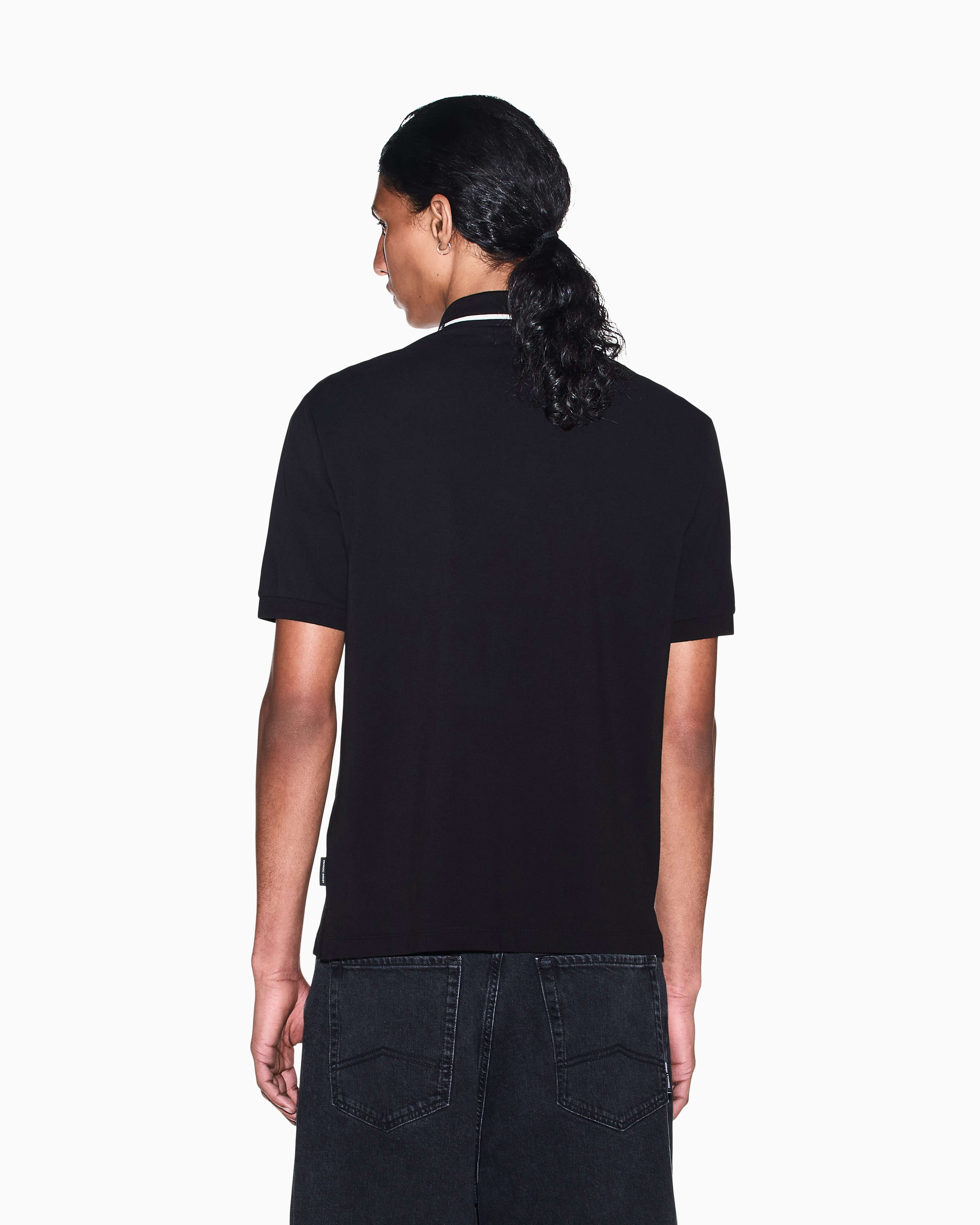 Men's Black D01 Polo Shirt