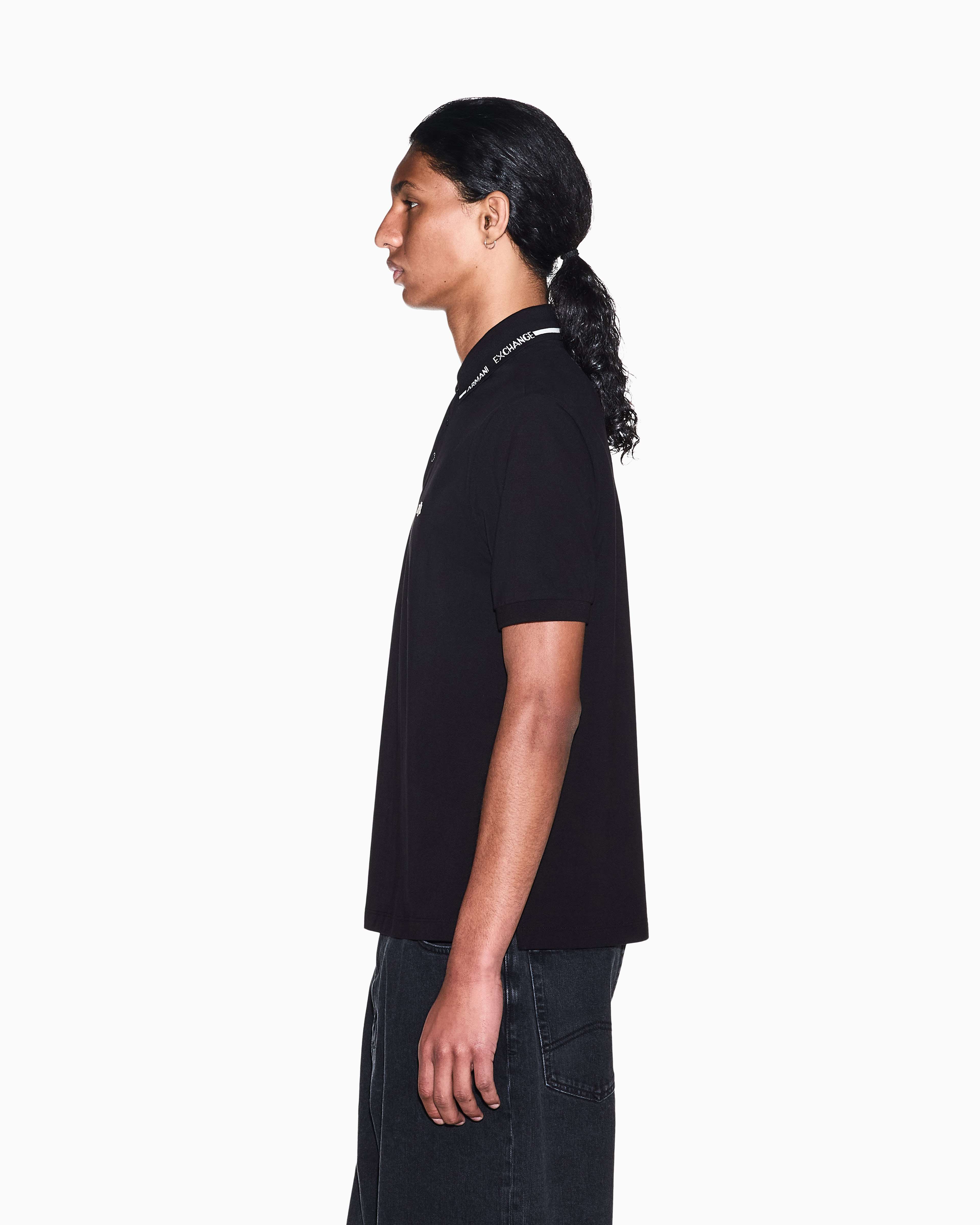 Men's Black D01 Polo Shirt