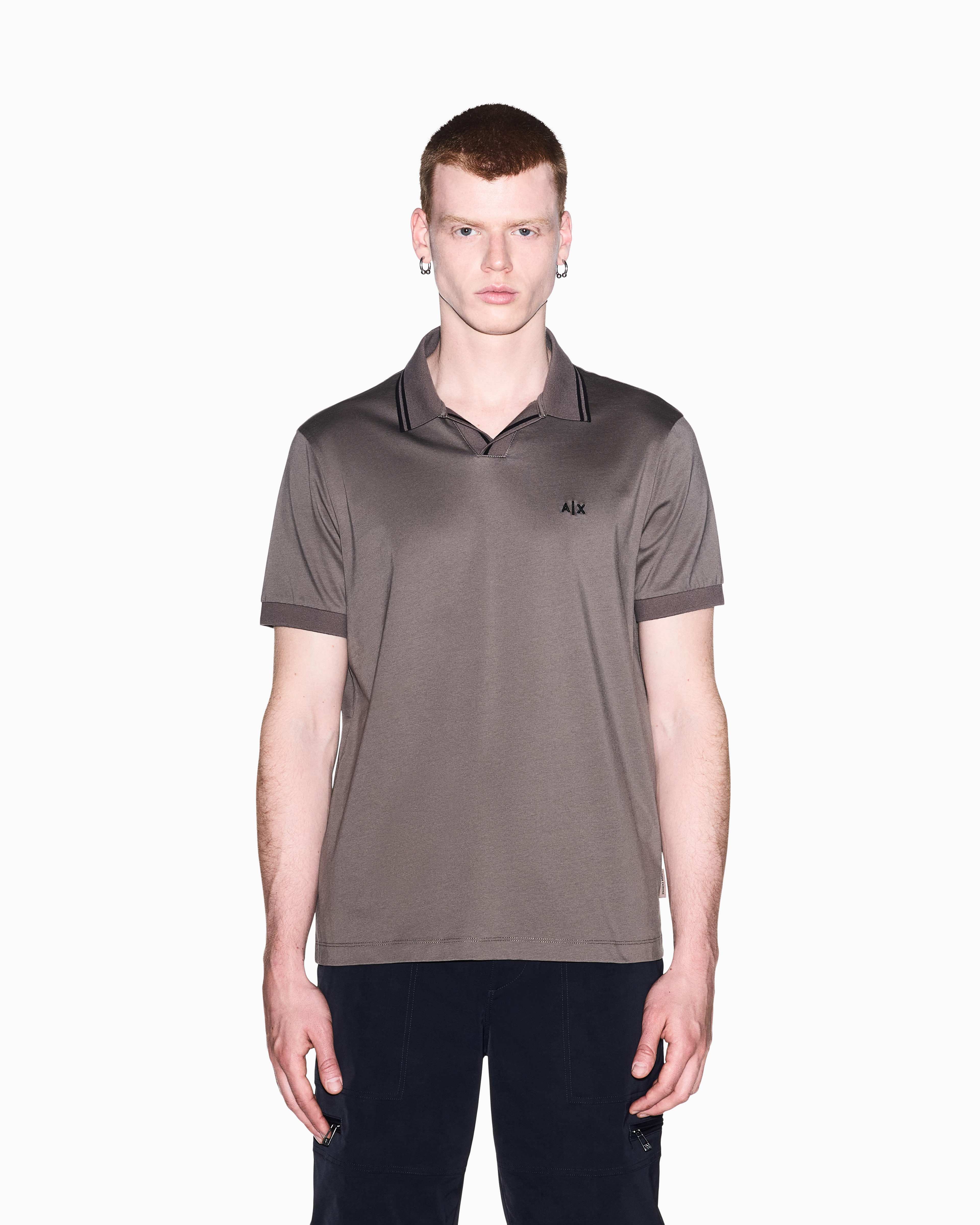Men's Grey D01 Polo Shirt