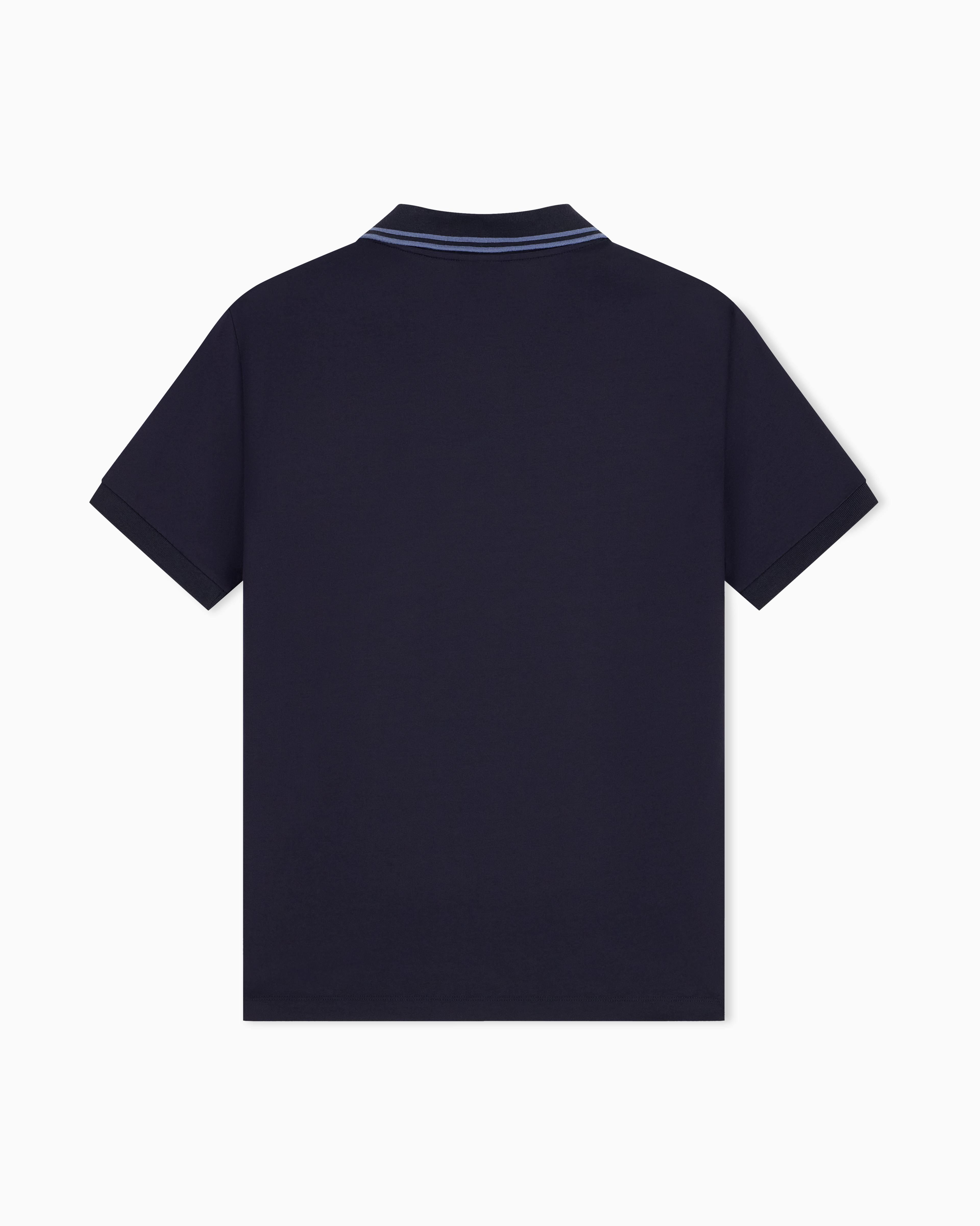 Men's Blue D01 Polo Shirt