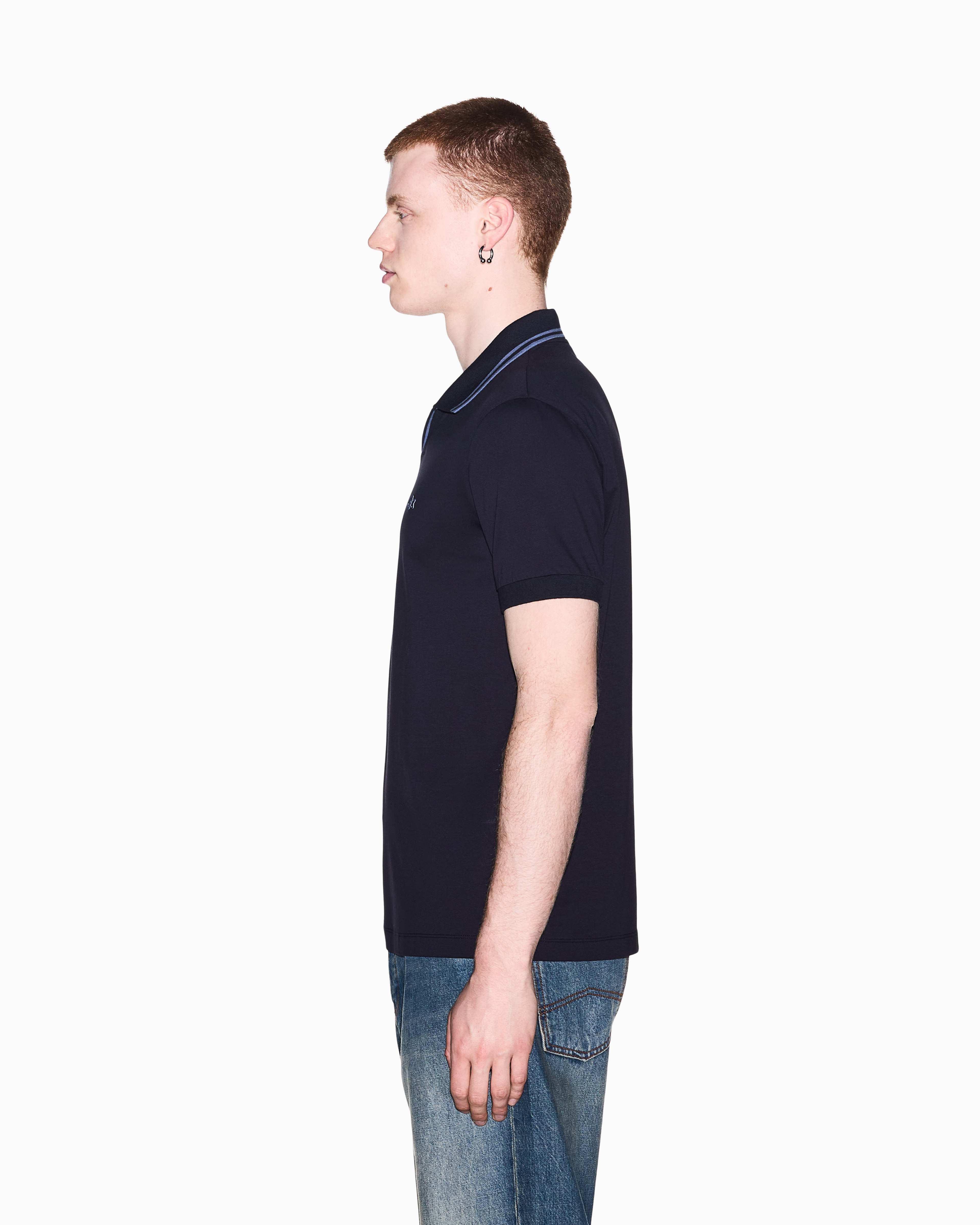 Men's Blue D01 Polo Shirt