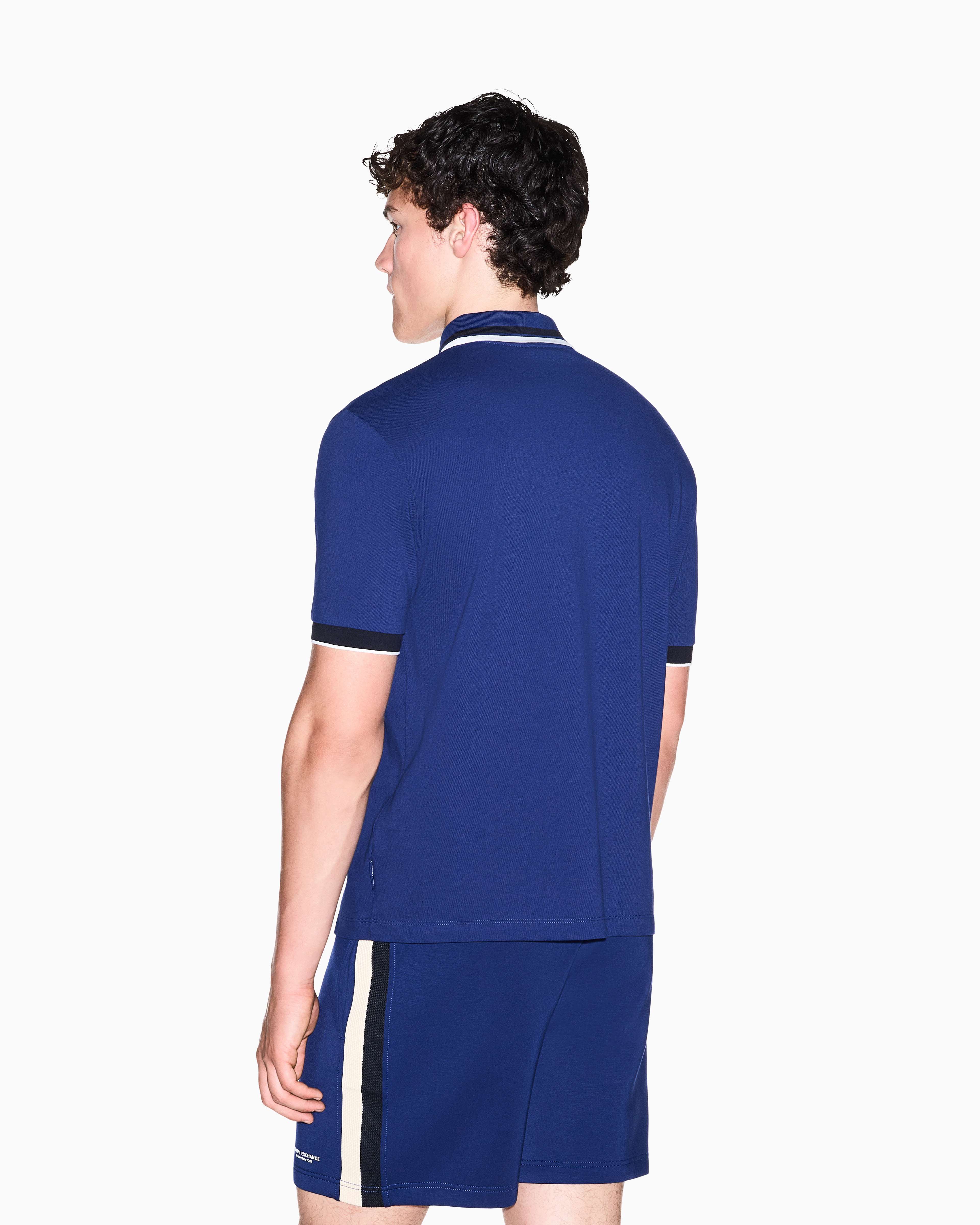 Men's Blue Armani Classics Polo Shirt