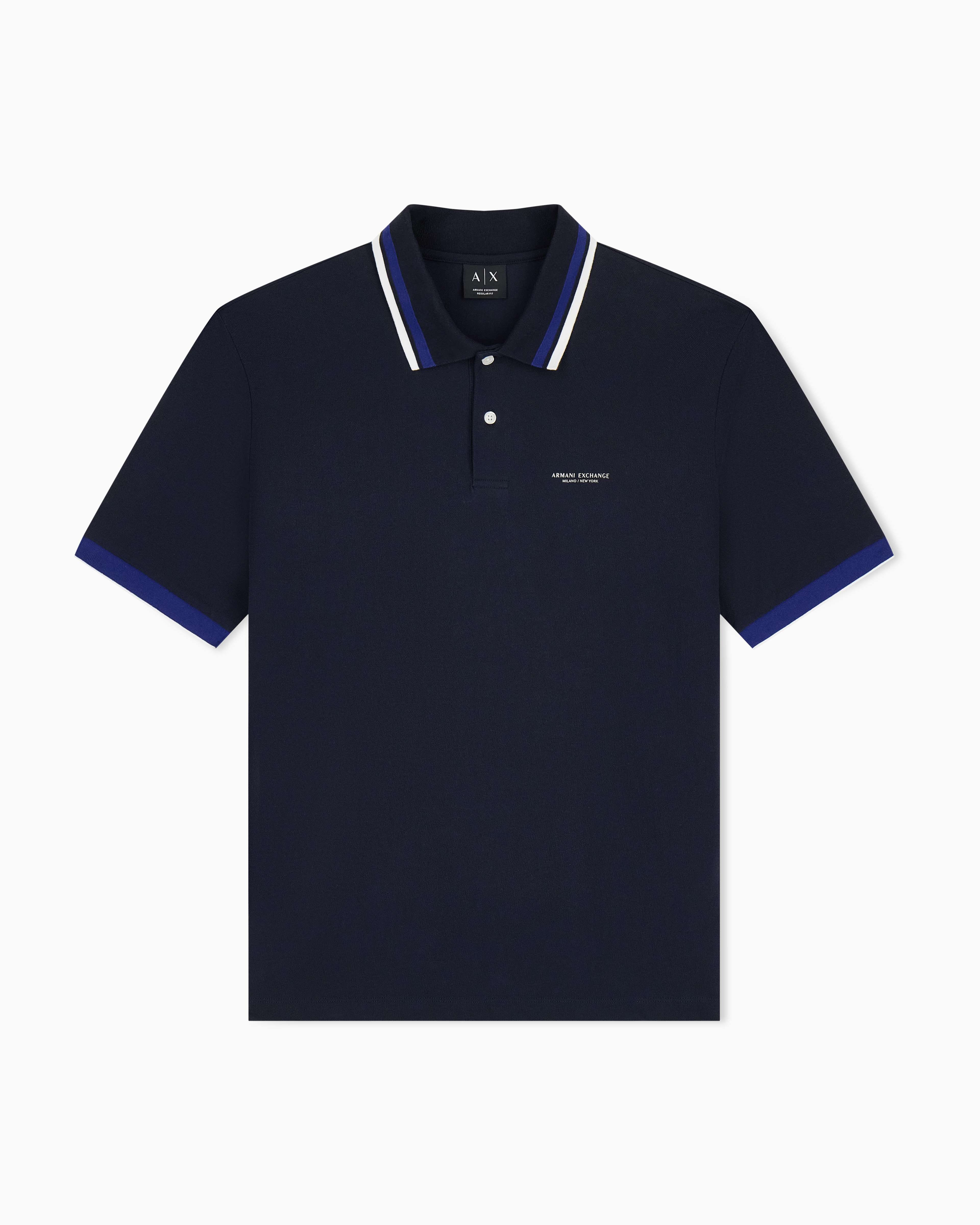 Men's Blue Armani Classics Polo Shirt