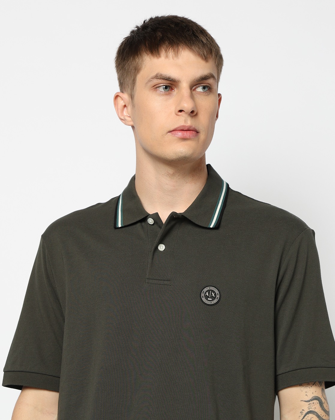 Men's Grey D01 Polo Shirt