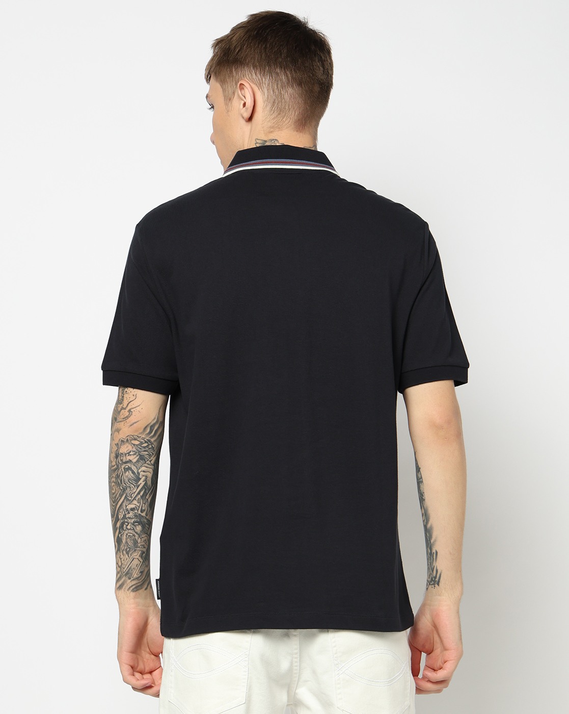 Men's Blue Armani Classics Polo Shirt