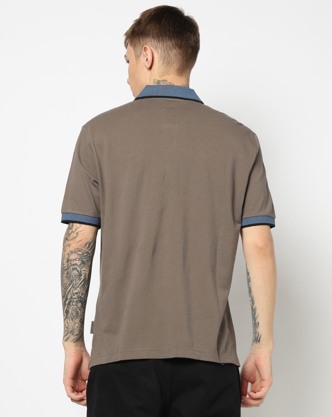 Men's Grey D01 Polo Shirt