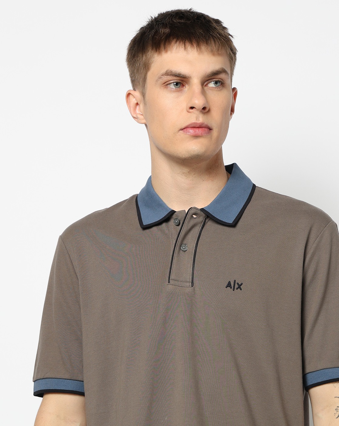 Men's Grey D01 Polo Shirt