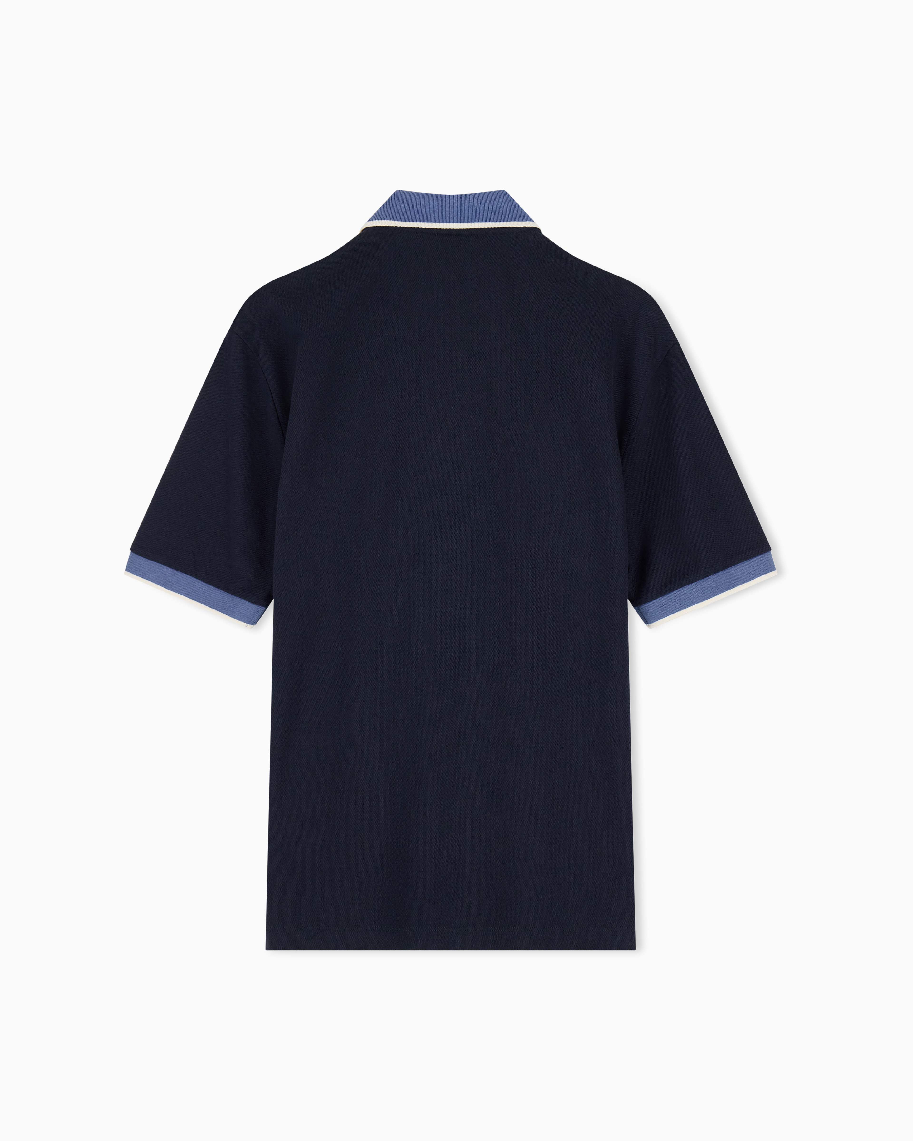Men's Blue D01 Polo Shirt