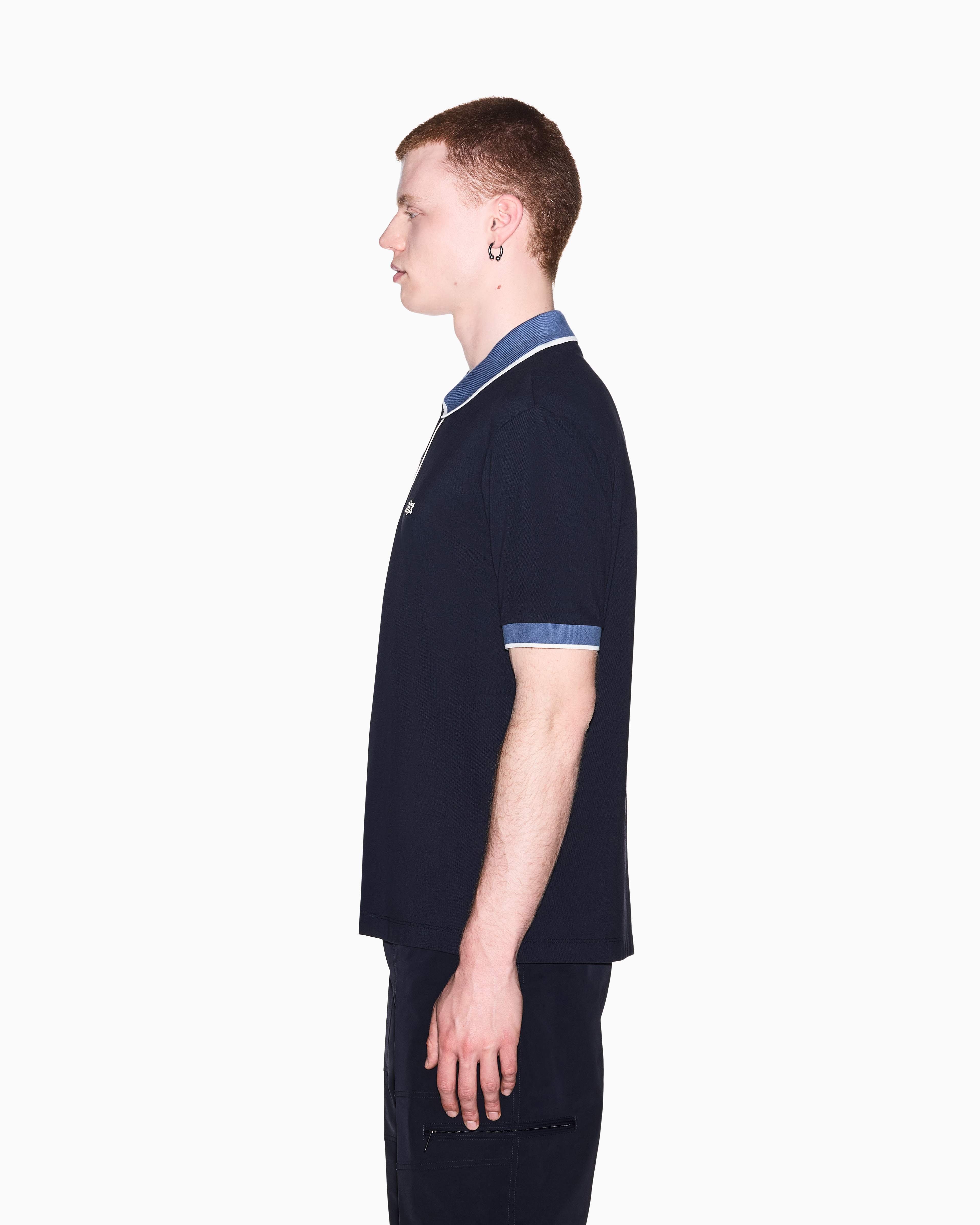 Men's Blue D01 Polo Shirt