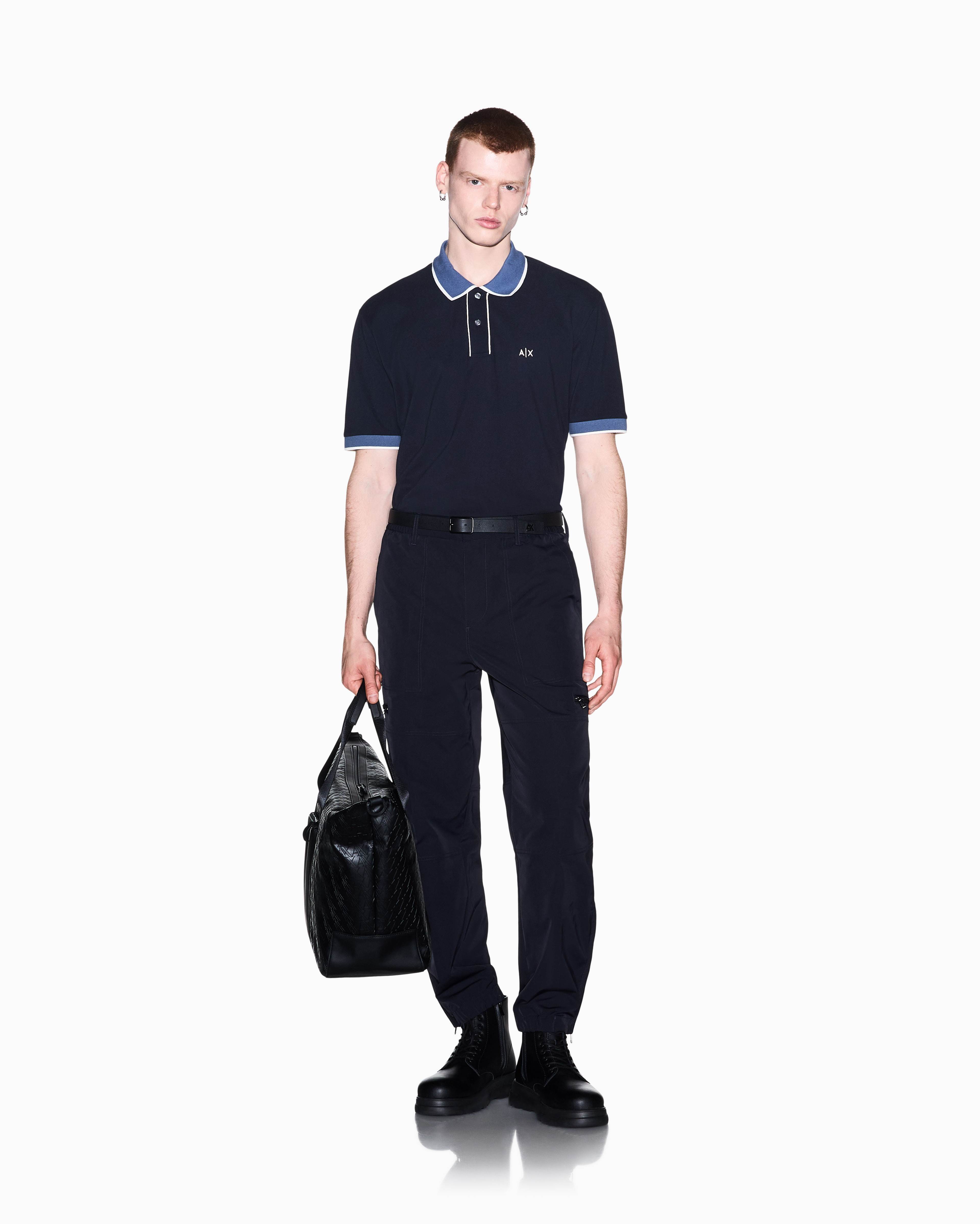 Men's Blue D01 Polo Shirt