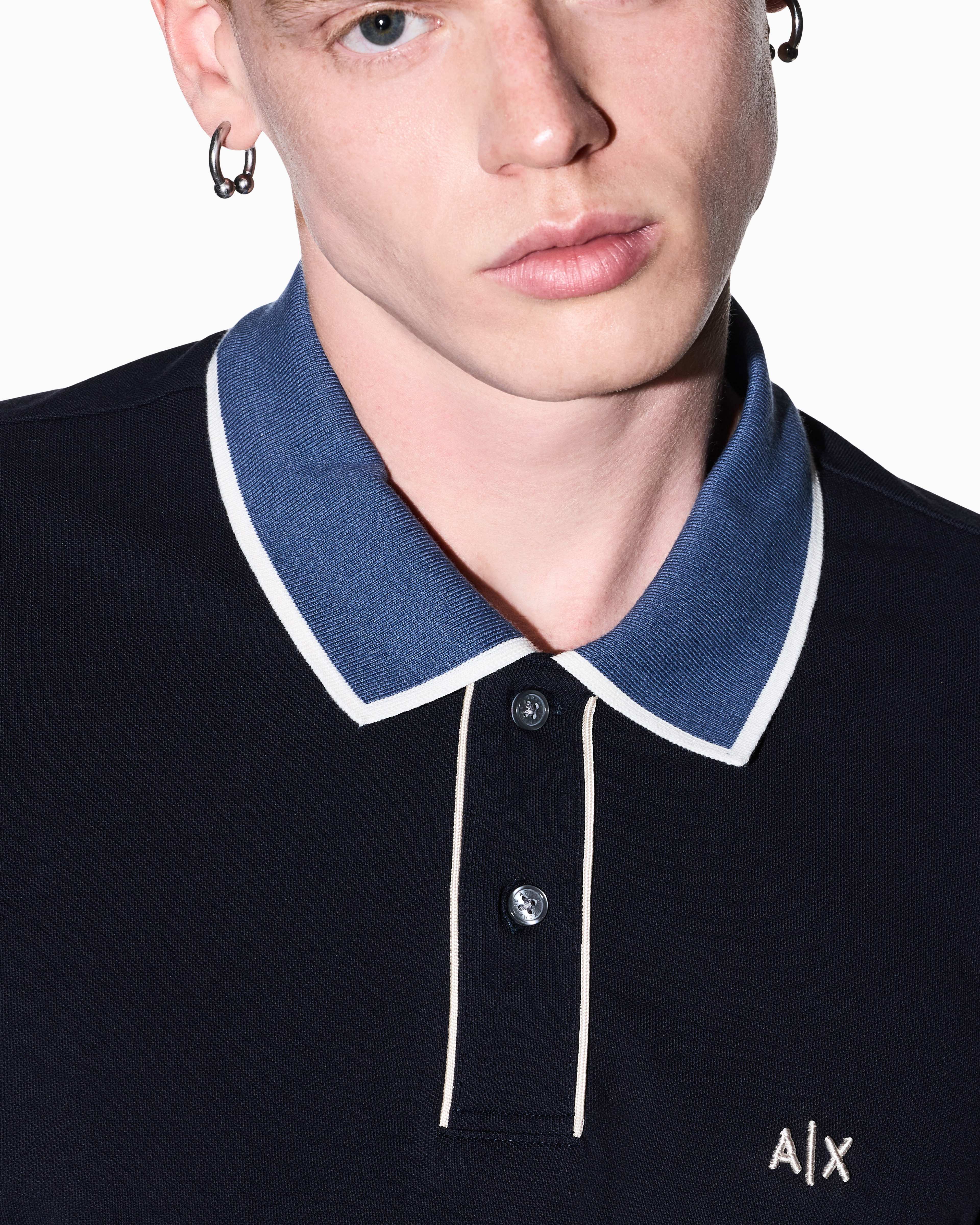 Men's Blue D01 Polo Shirt