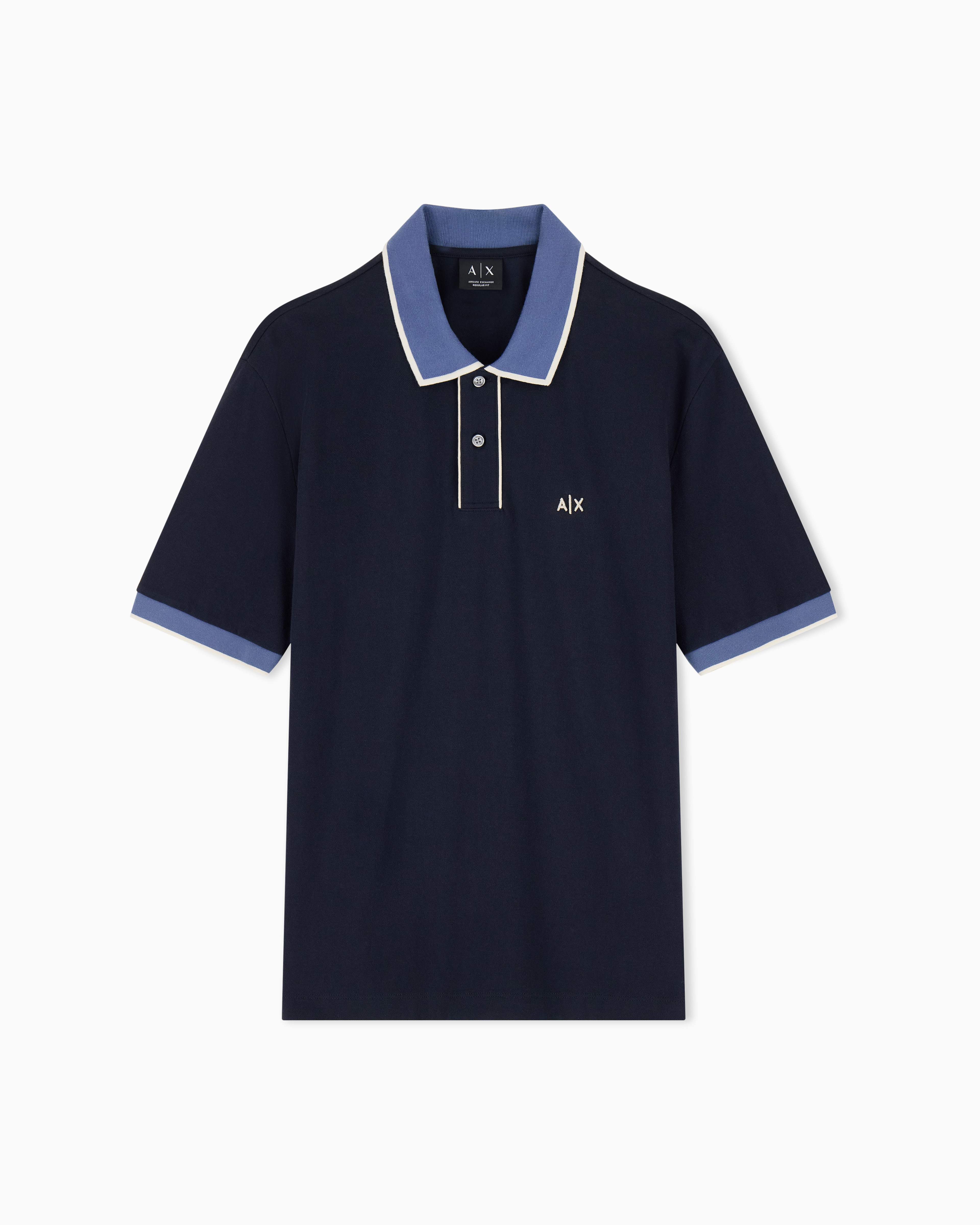 Men's Blue D01 Polo Shirt