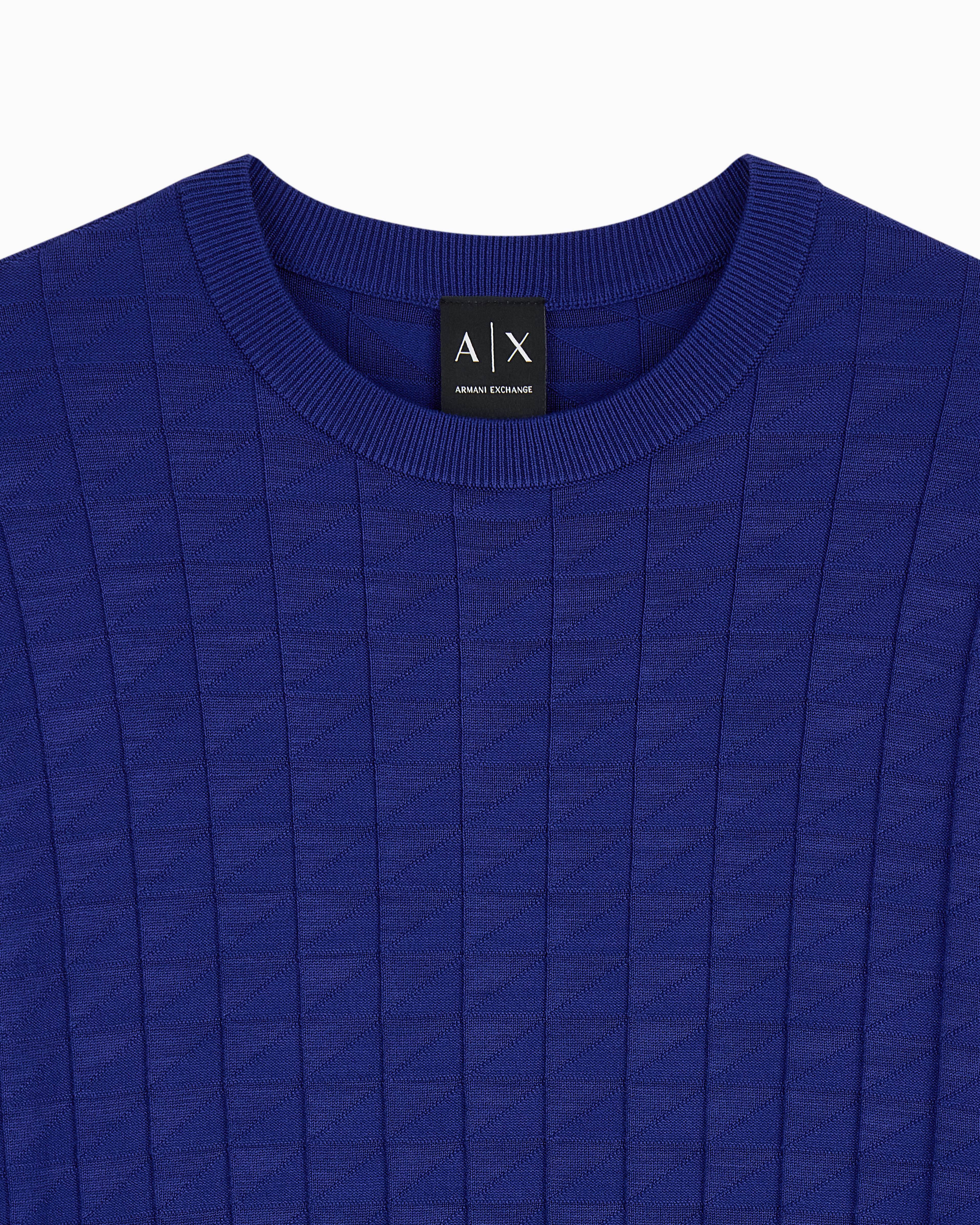 Men's Blue Armani Classics Pullover