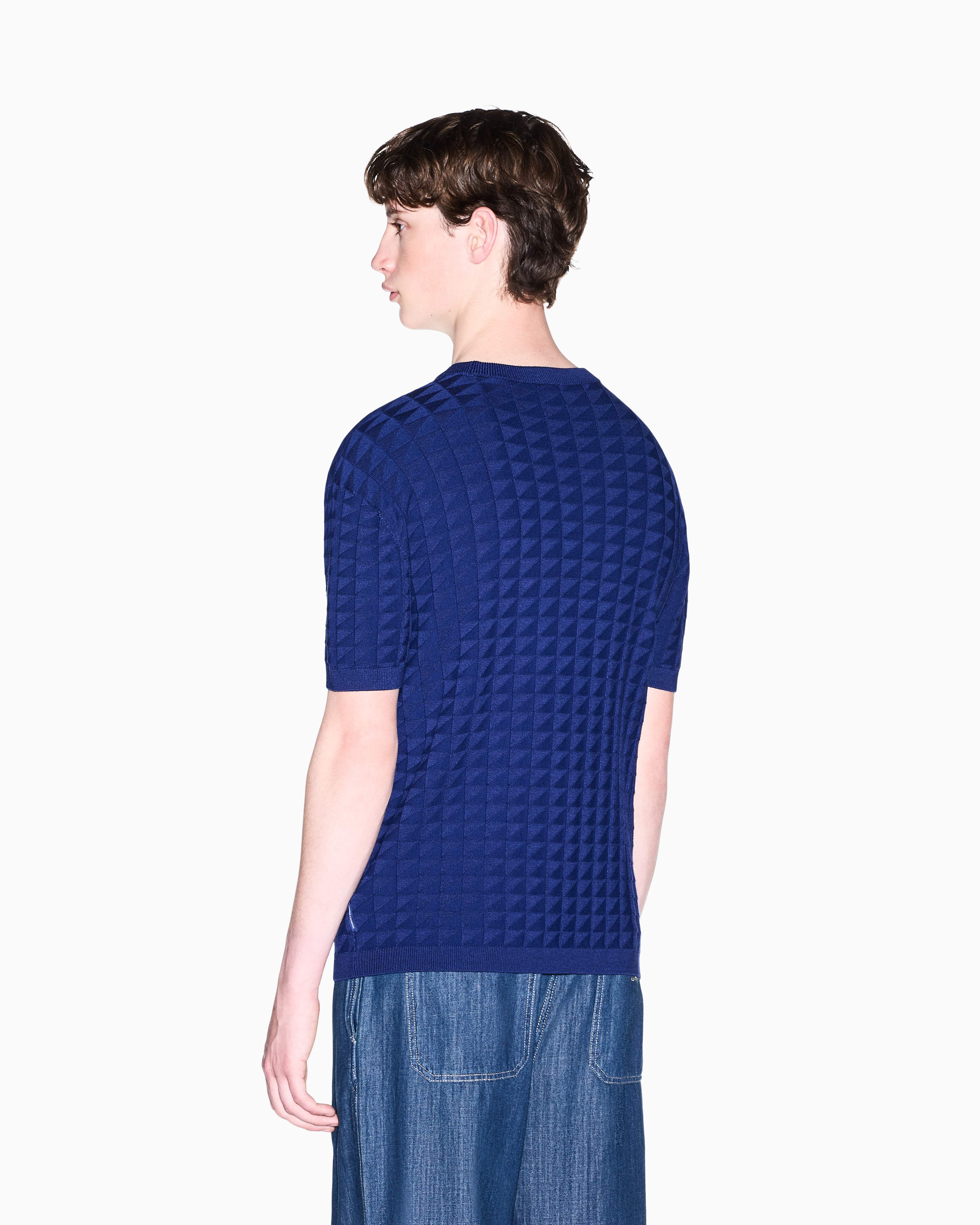 Men's Blue Armani Classics Pullover