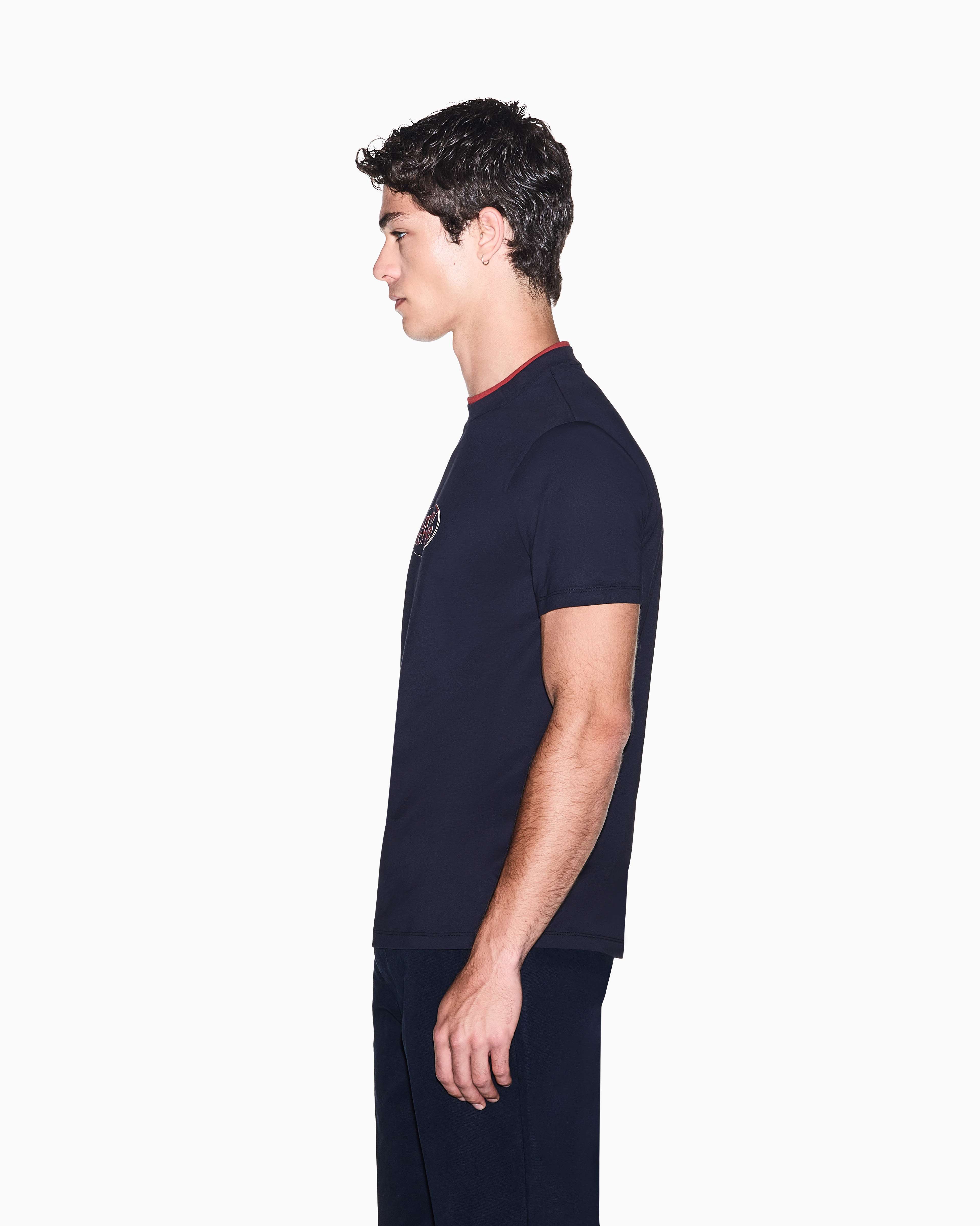 Men's Blue D01 T-Shirt