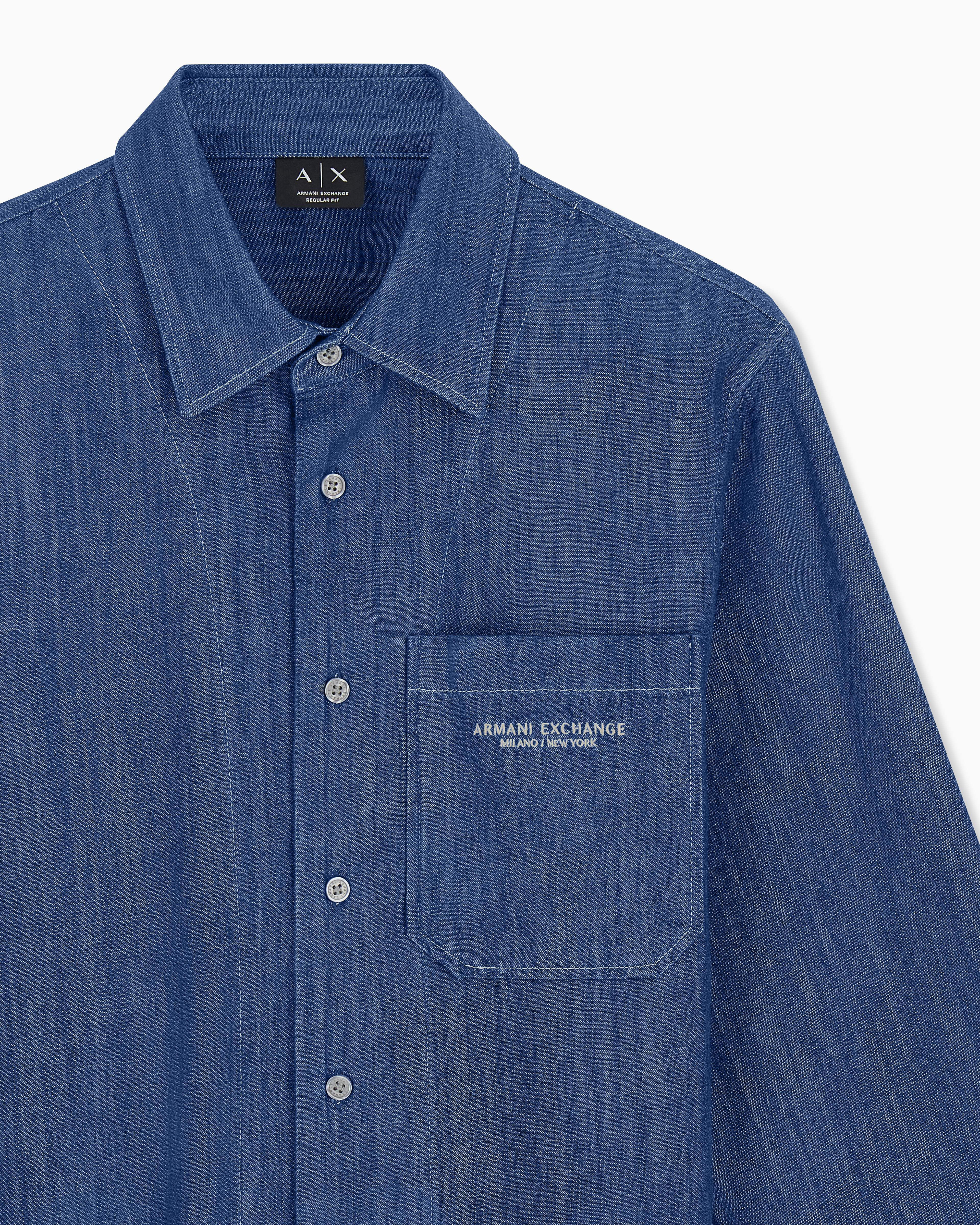 Men's Blue Faded Denims Shirt