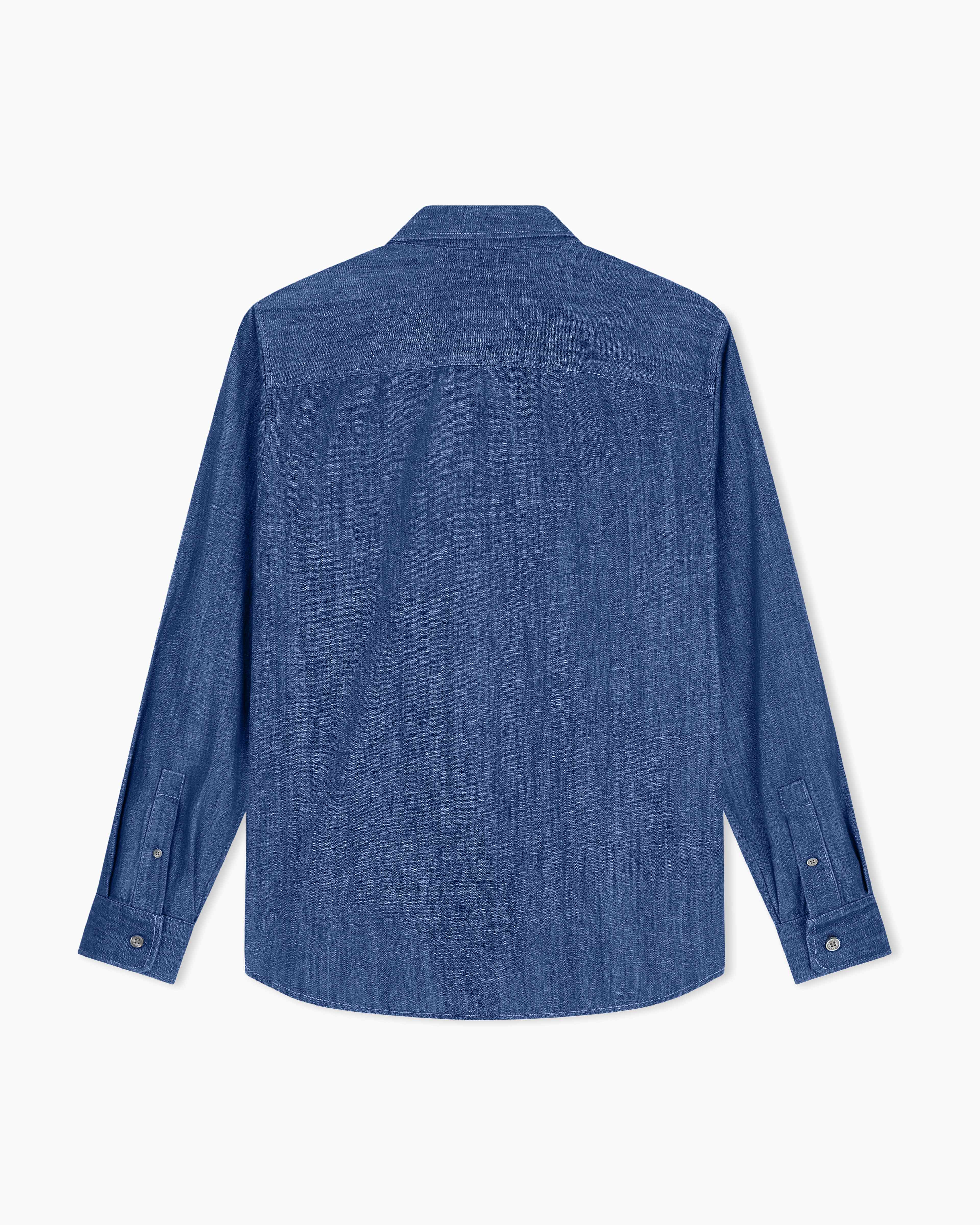 Men's Blue Faded Denims Shirt