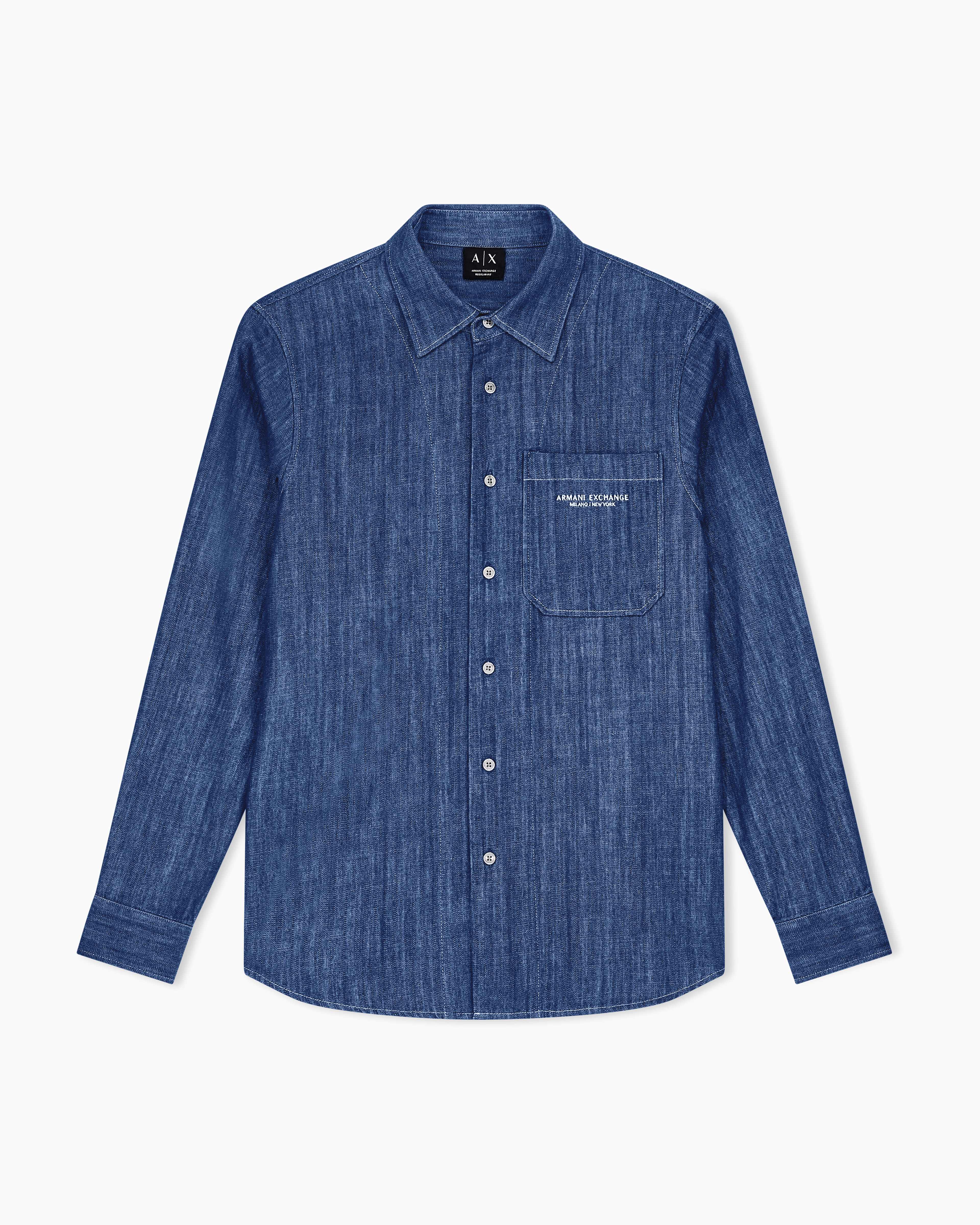 Men's Blue Faded Denims Shirt