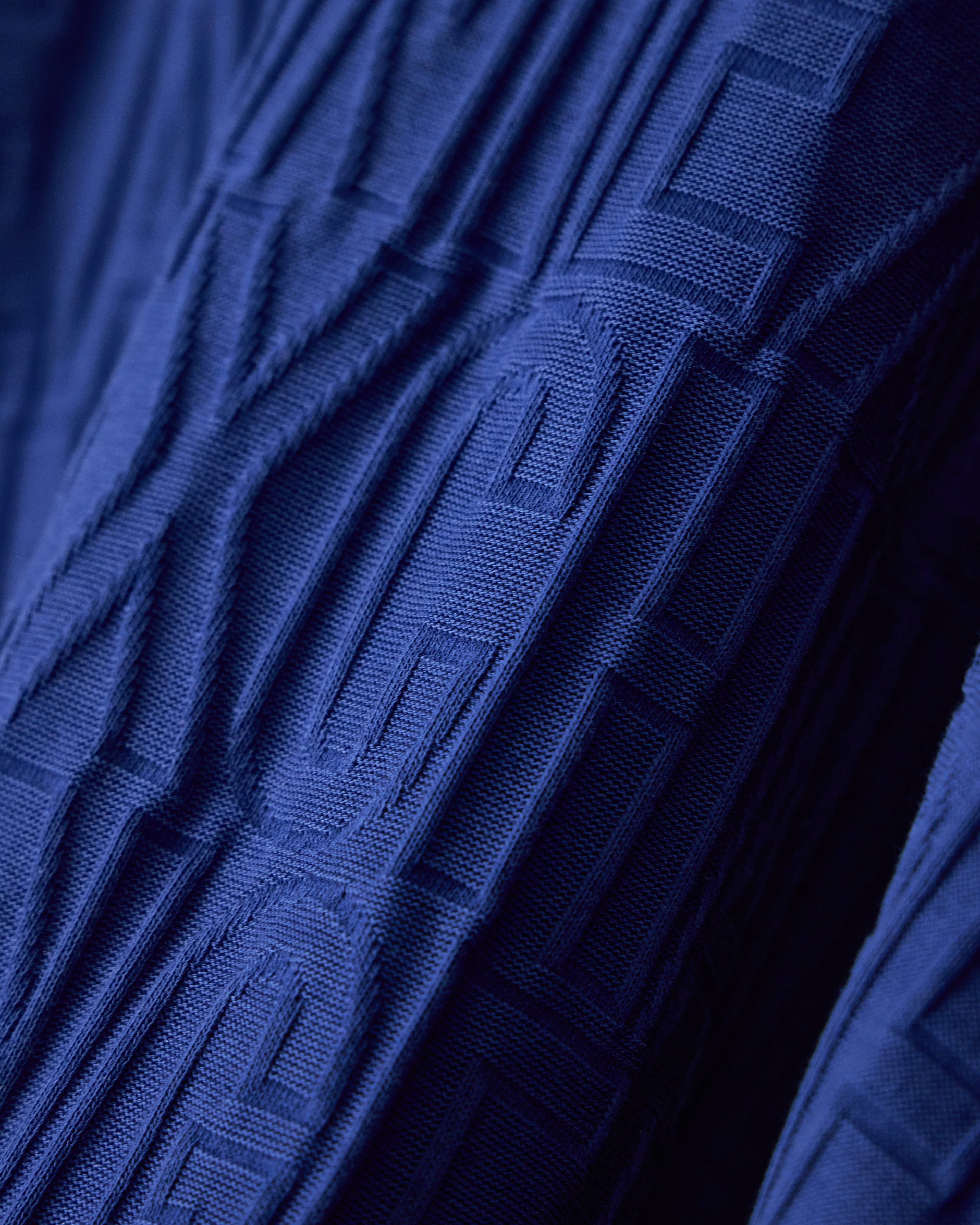 Men's Blue Logomania Jacquard T-Shirt