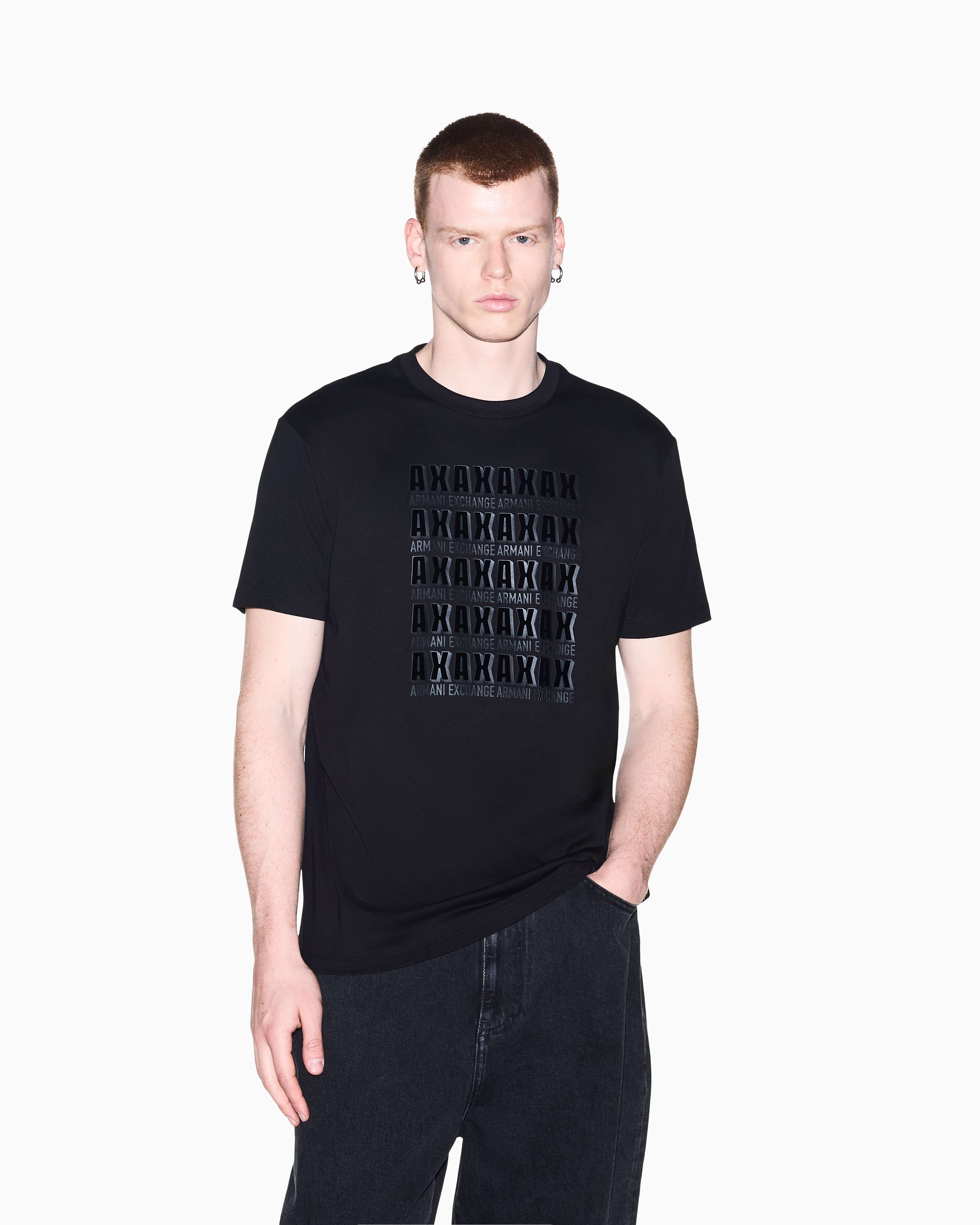 Men's Black D01 T-Shirt