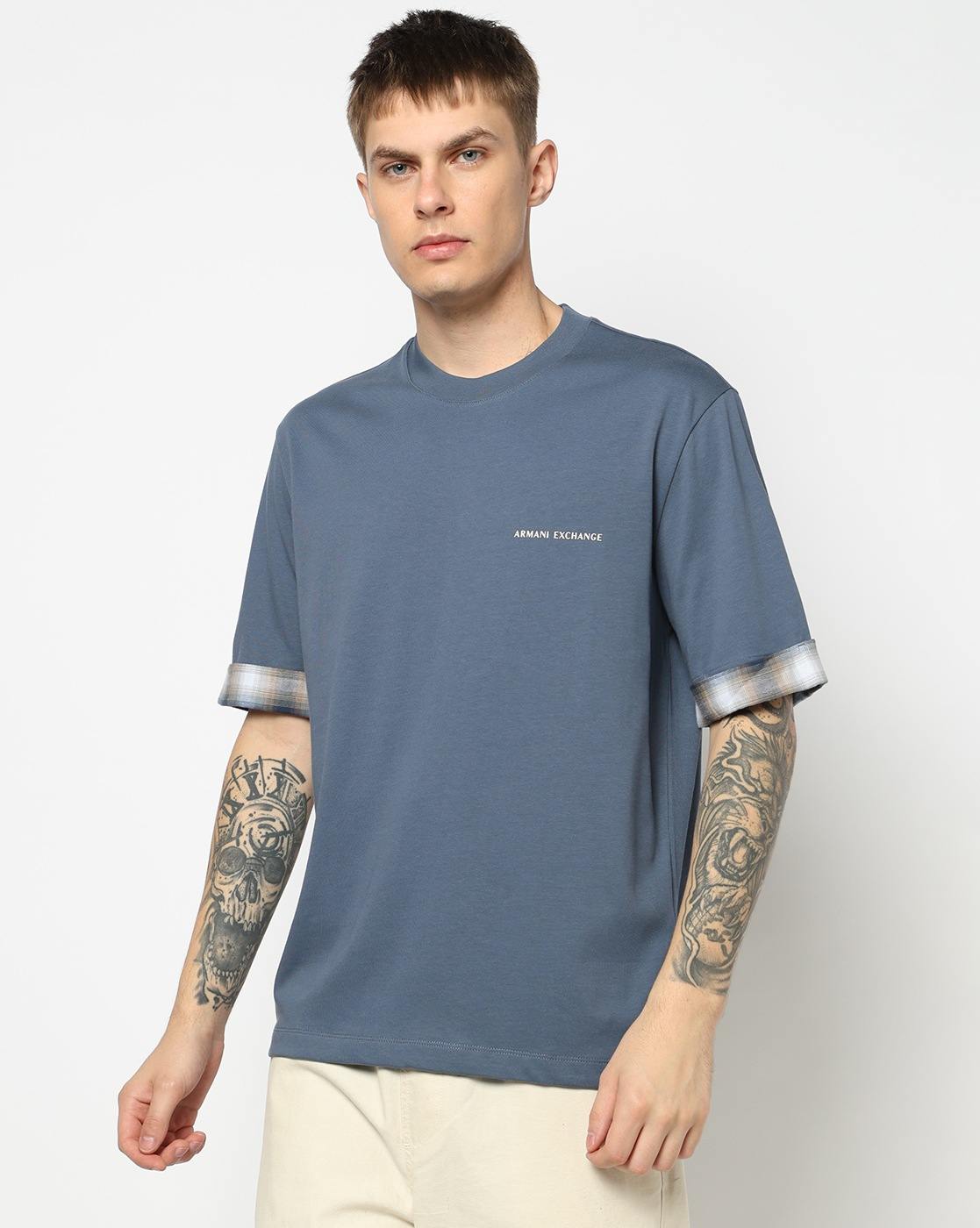 Men's Grey Crossover Blouse