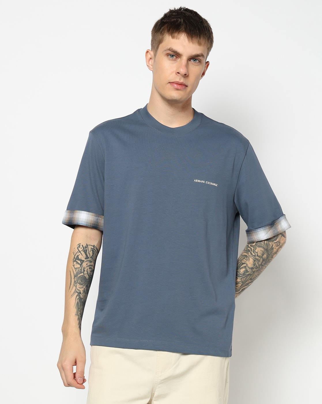 Men's Grey Crossover Blouse
