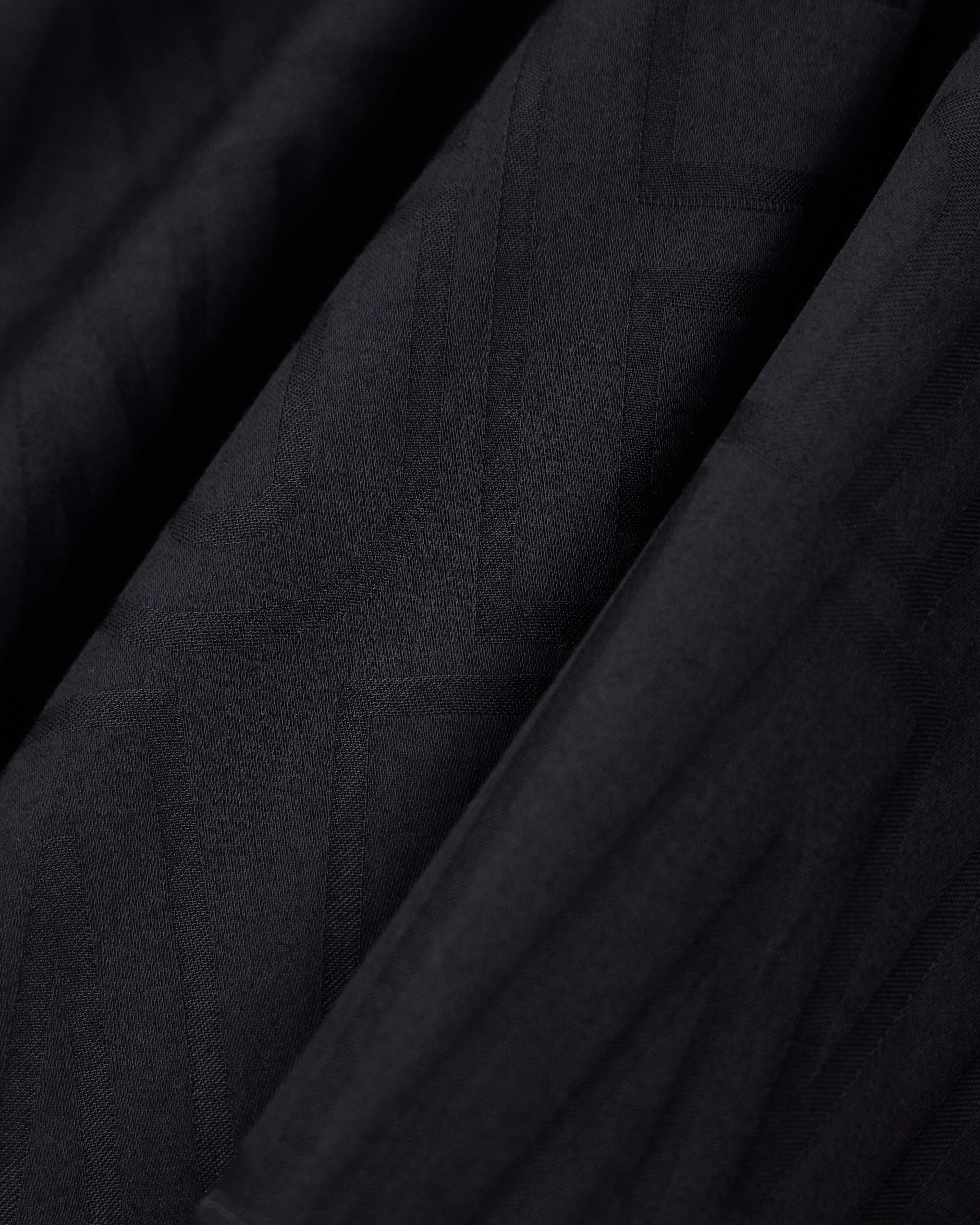 Men's Black Logomania Jacquard Shirt