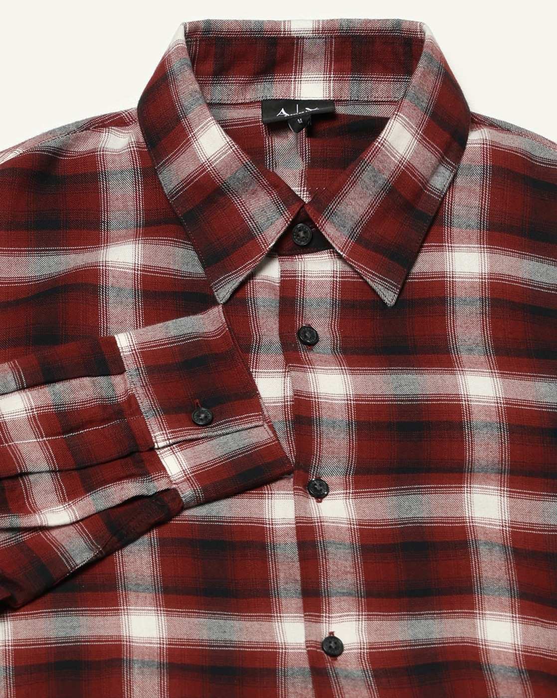 Men's Grey Crossover Blouse