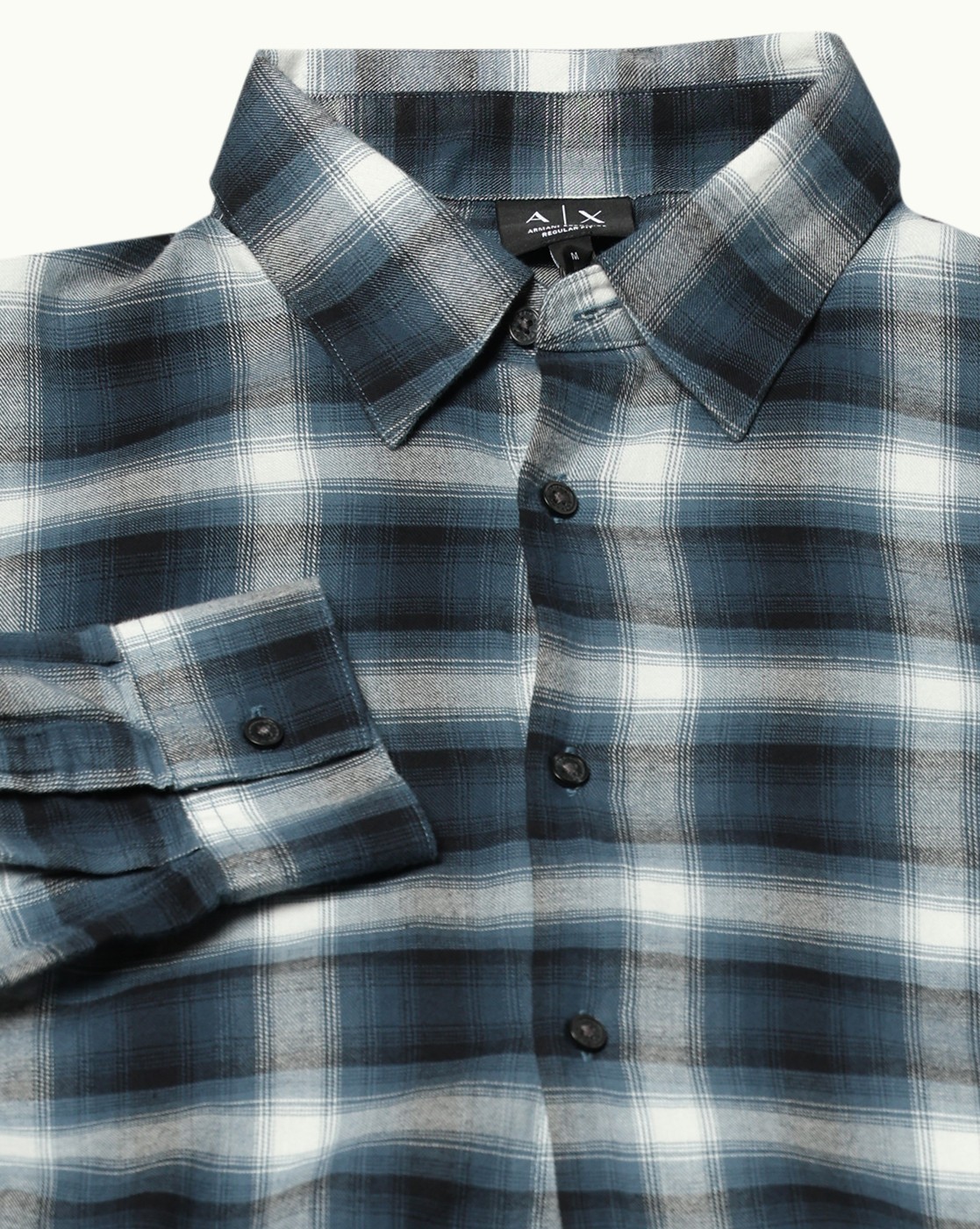 Men's Grey Crossover Blouse