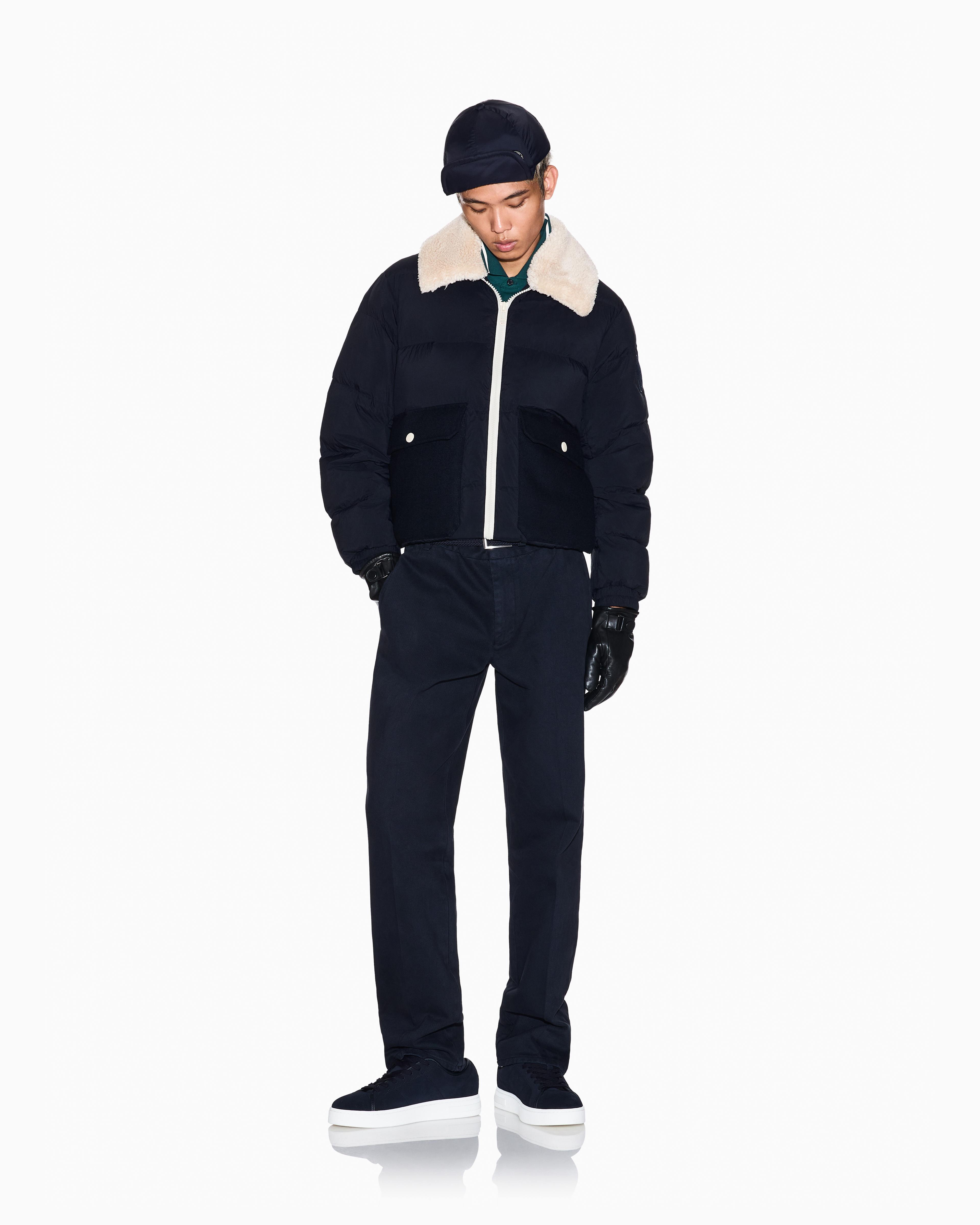 Men's Blue Armani Classics Down Jacket