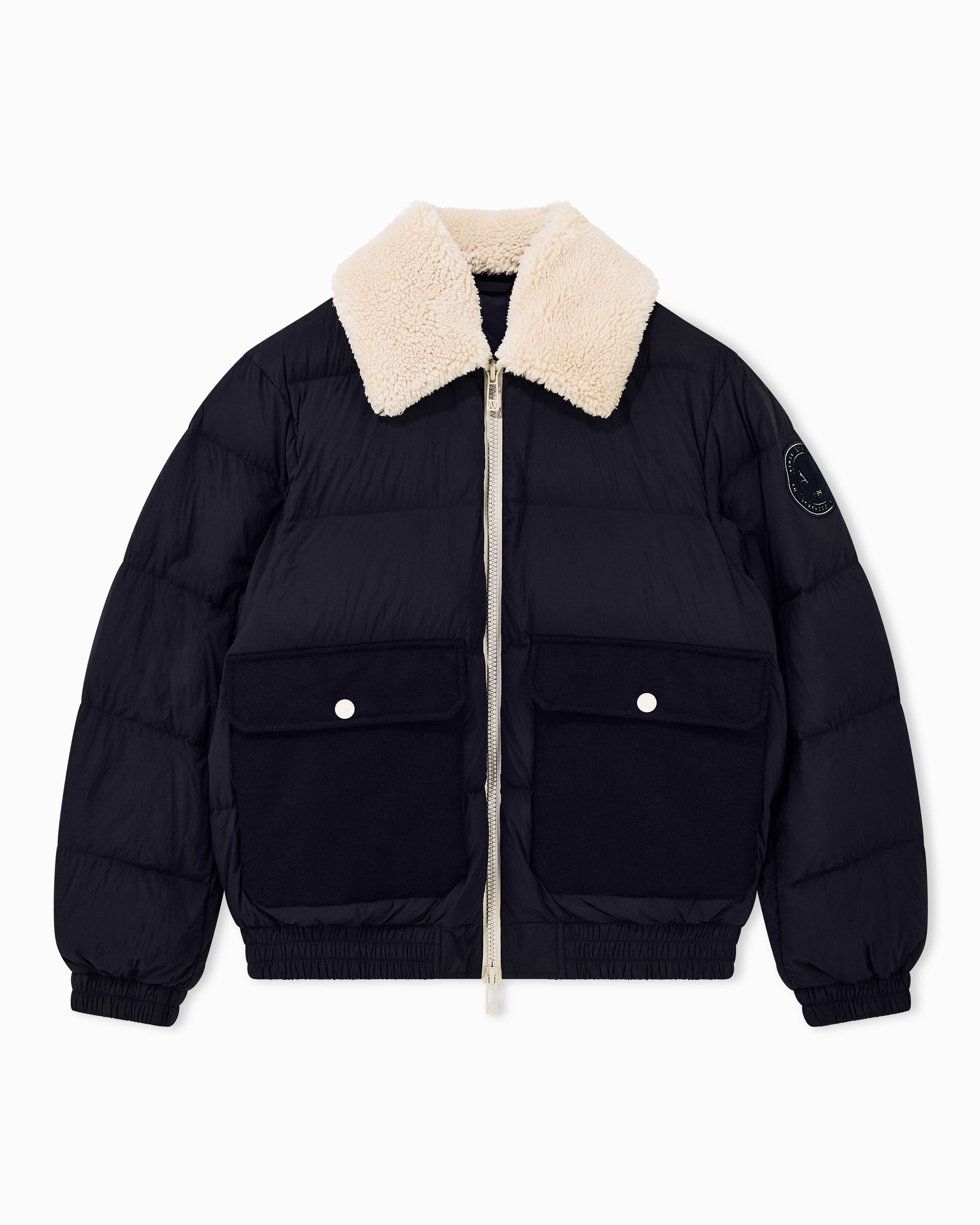 Men's Blue Armani Classics Down Jacket