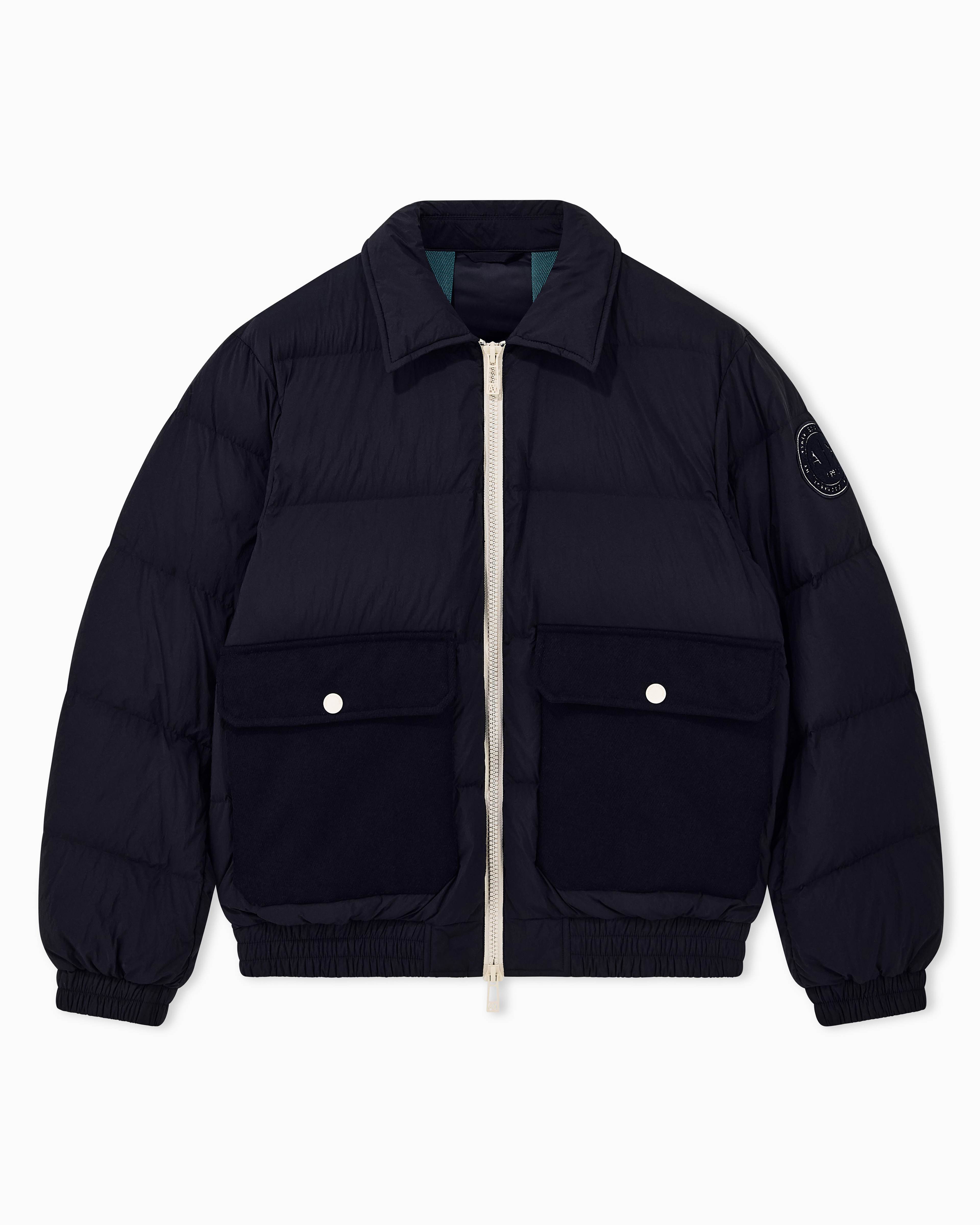 Men's Blue Armani Classics Down Jacket