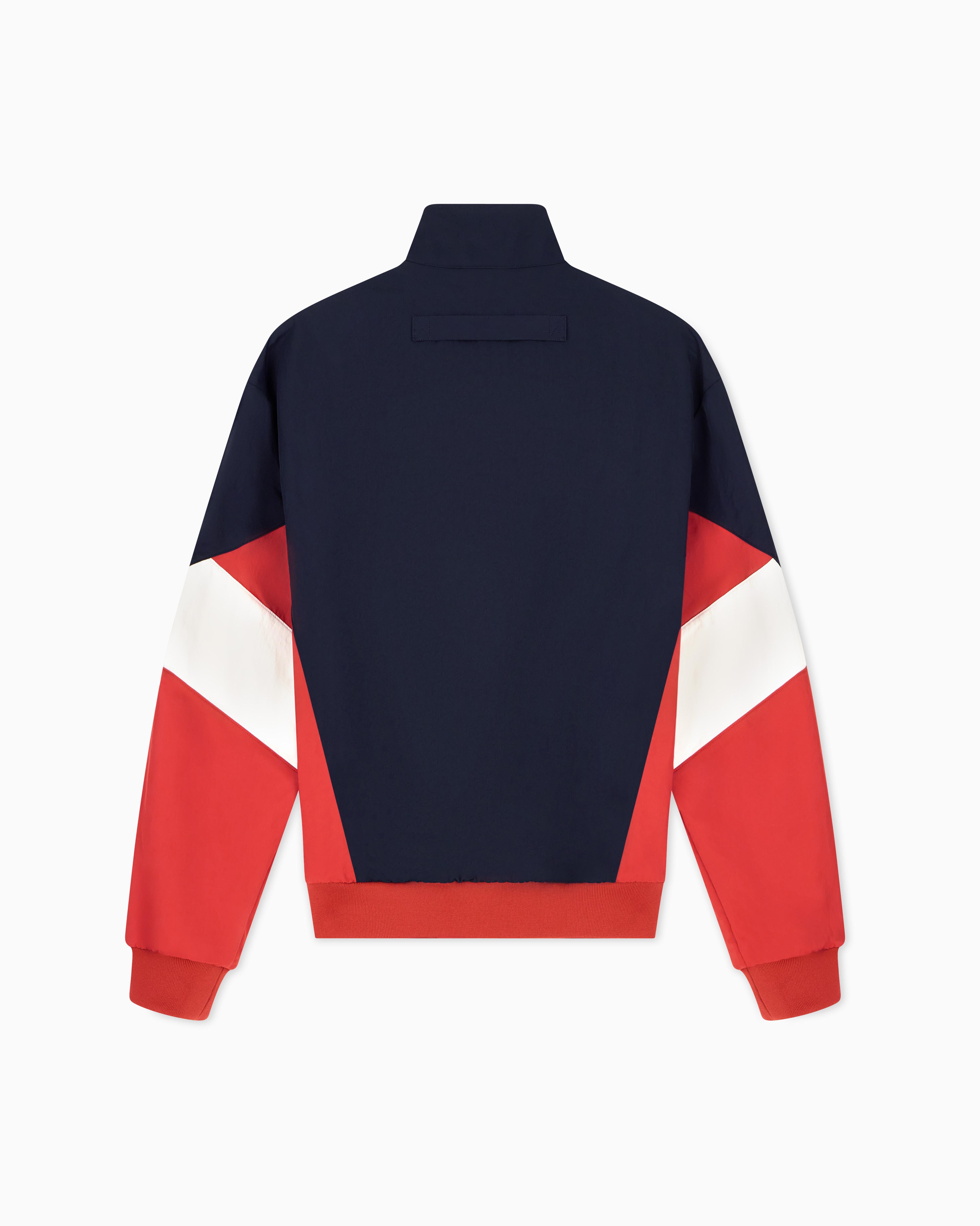Men's White Refined Sportswear Blouson Jacket