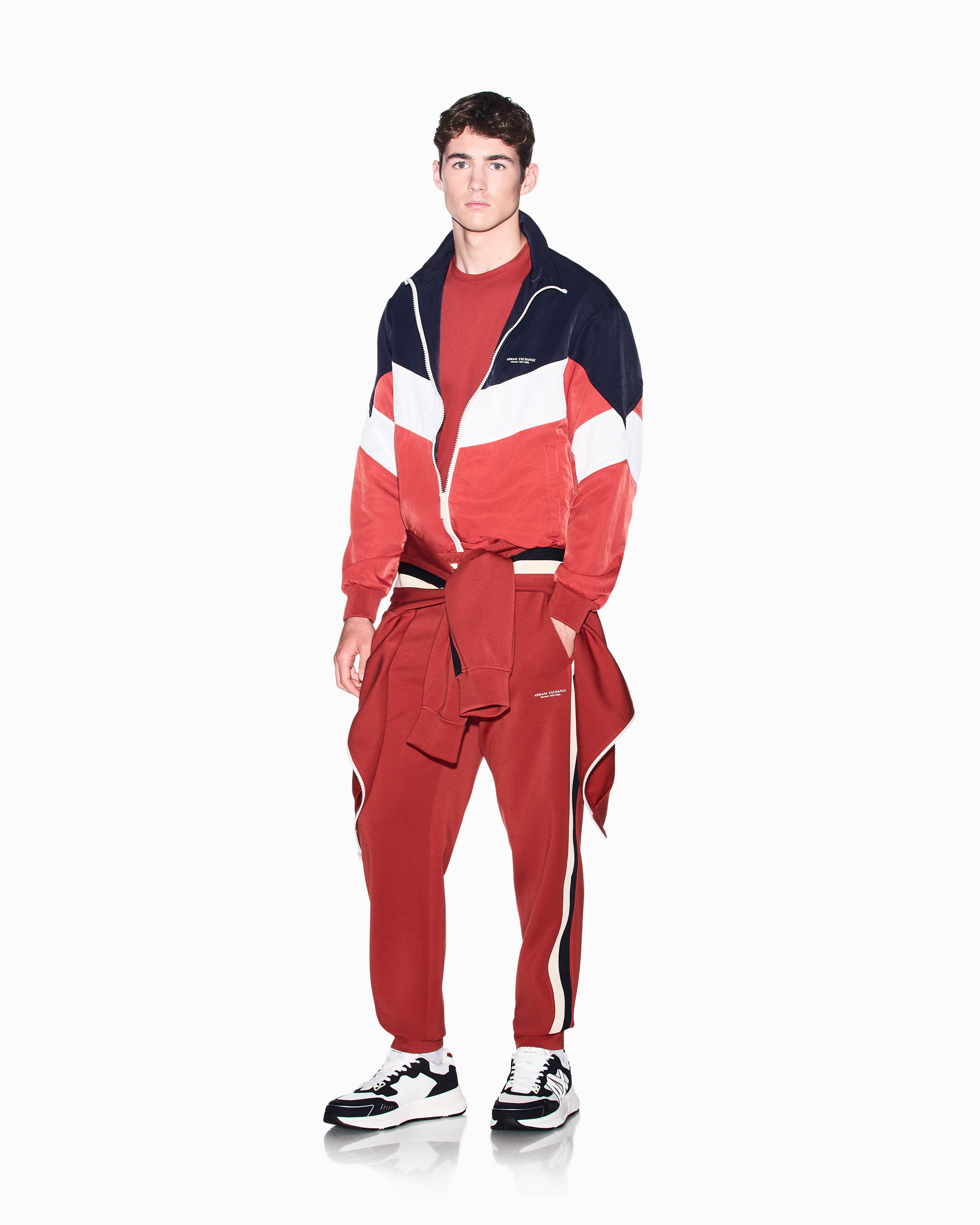 Men's White Refined Sportswear Blouson Jacket